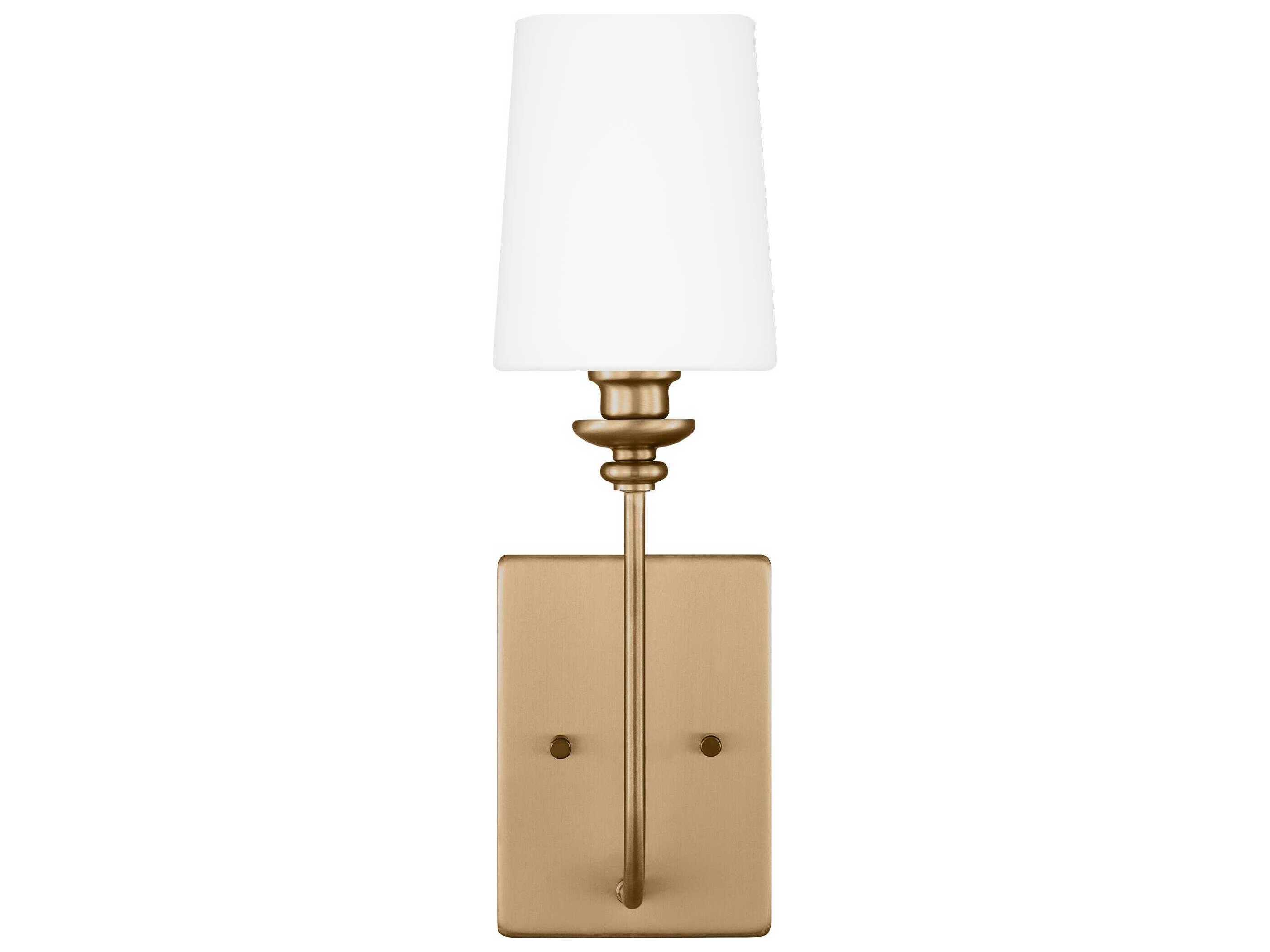 Generation Lighting Bellevue 1-Light Satin Brass Wall Sconce