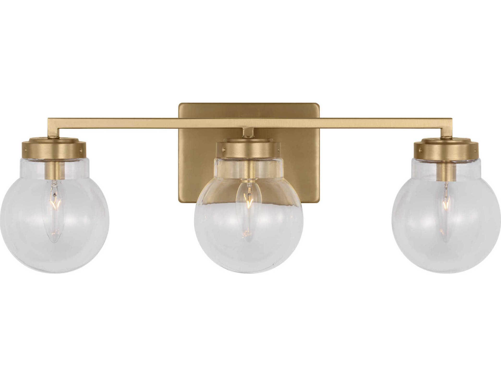 Generation Lighting Renny 3-Light Satin Brass Vanity Light