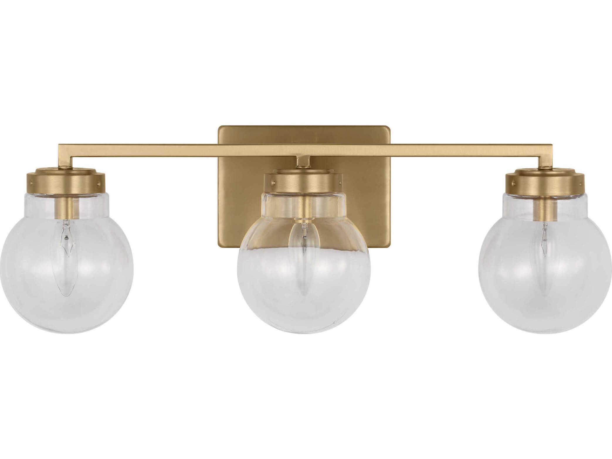 Generation Lighting Renny 3-Light Satin Brass Vanity Light