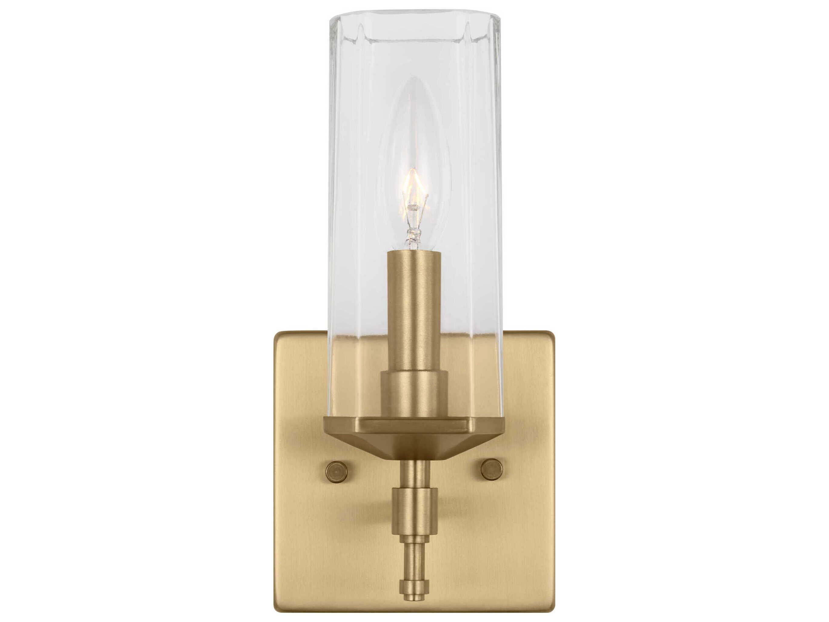 Generation Lighting Weiss 1-Light Satin Brass Wall Sconce