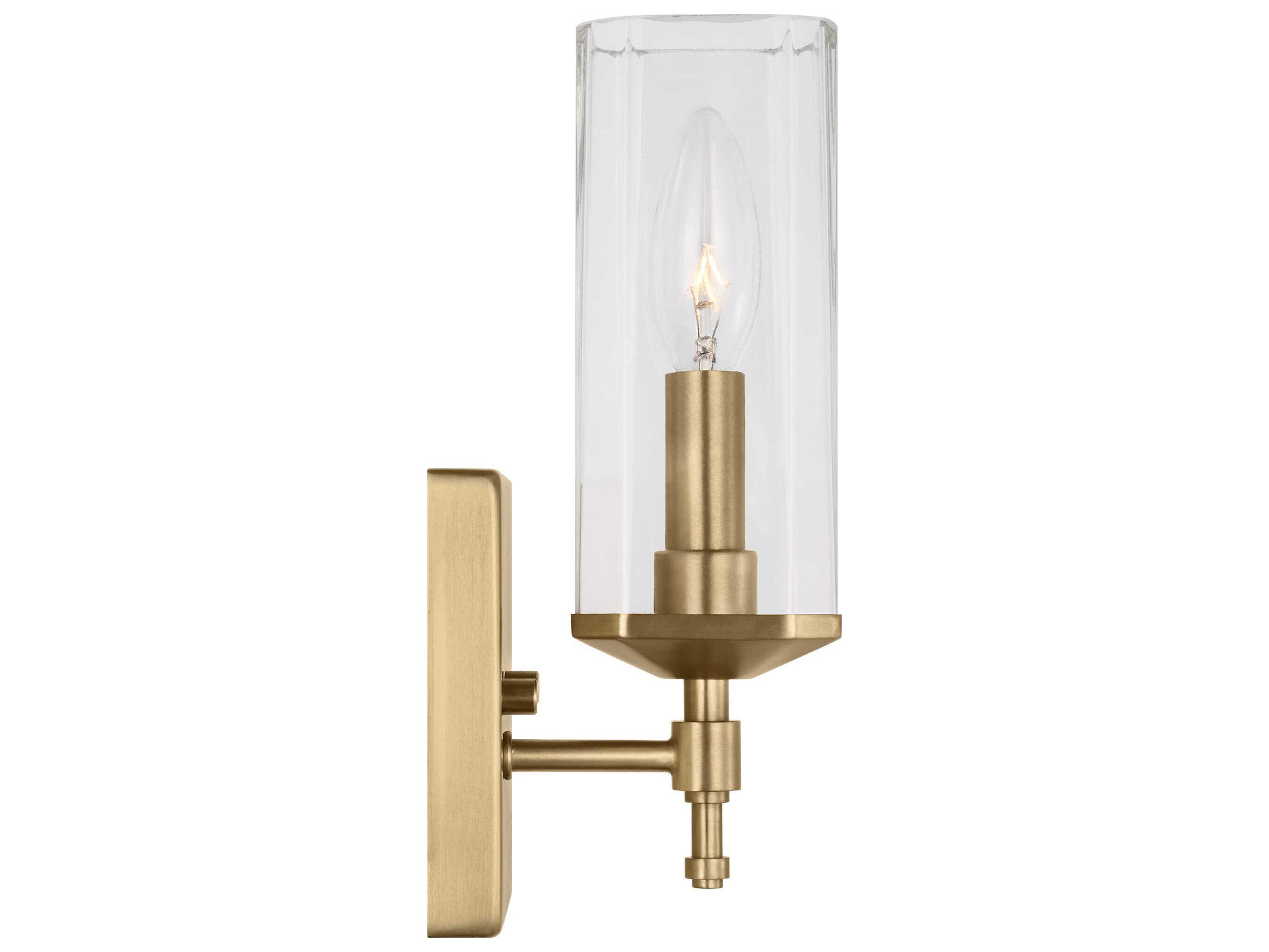 Generation Lighting Weiss 1-Light Satin Brass Wall Sconce