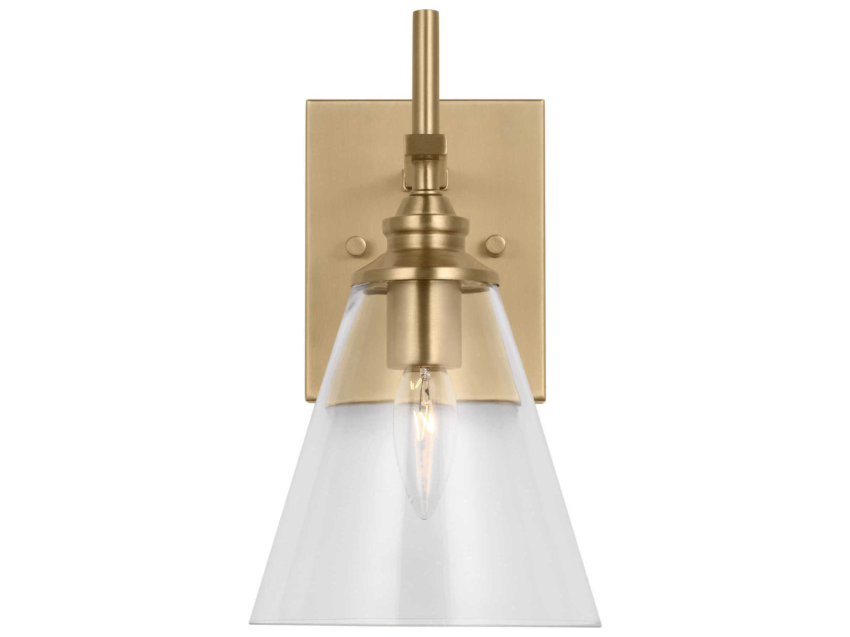 Generation Lighting Ruben 1-Light Satin Brass Wall Sconce