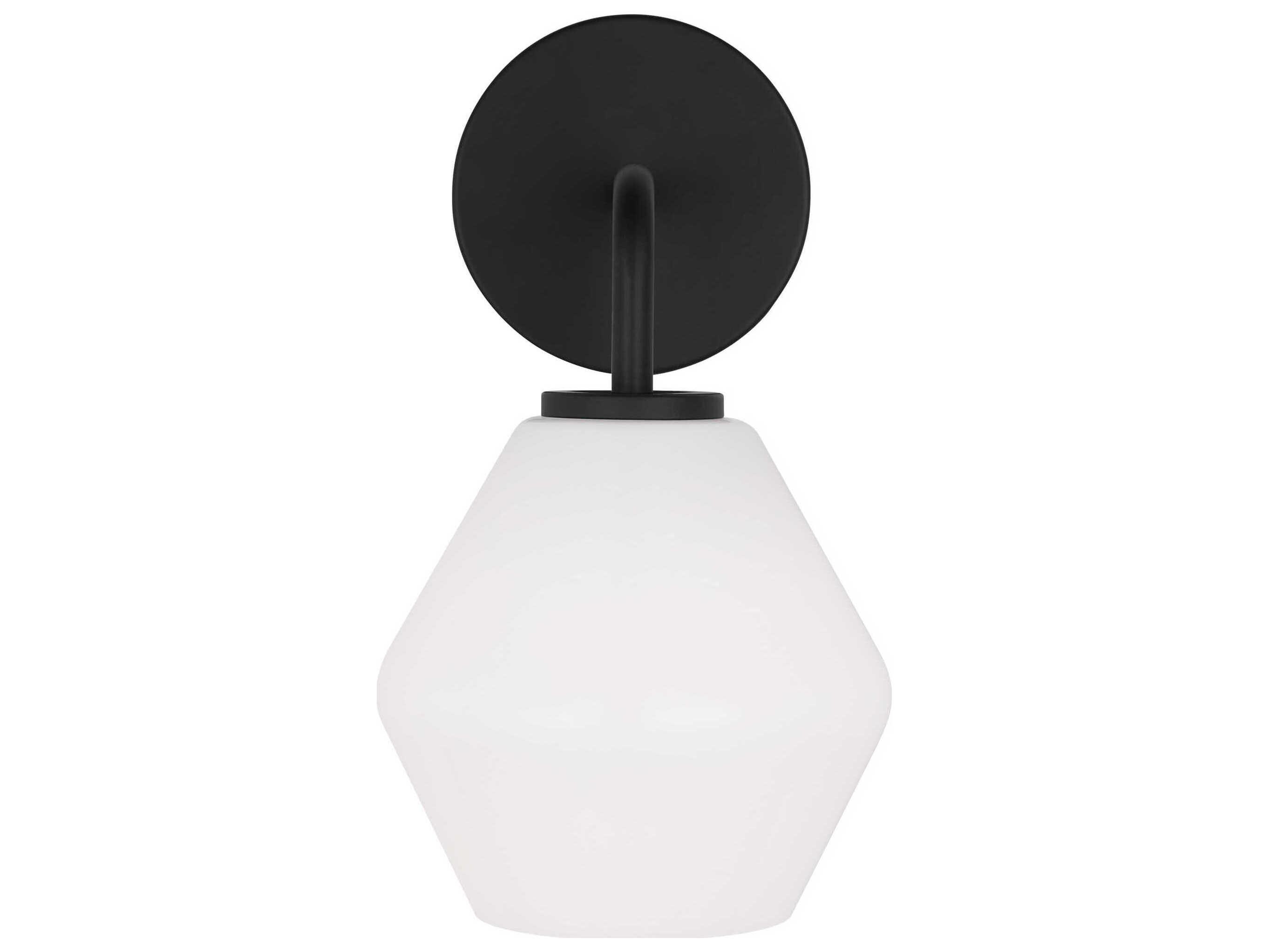 Generation Lighting Jett 1-Light Midnight Black Wall Sconce