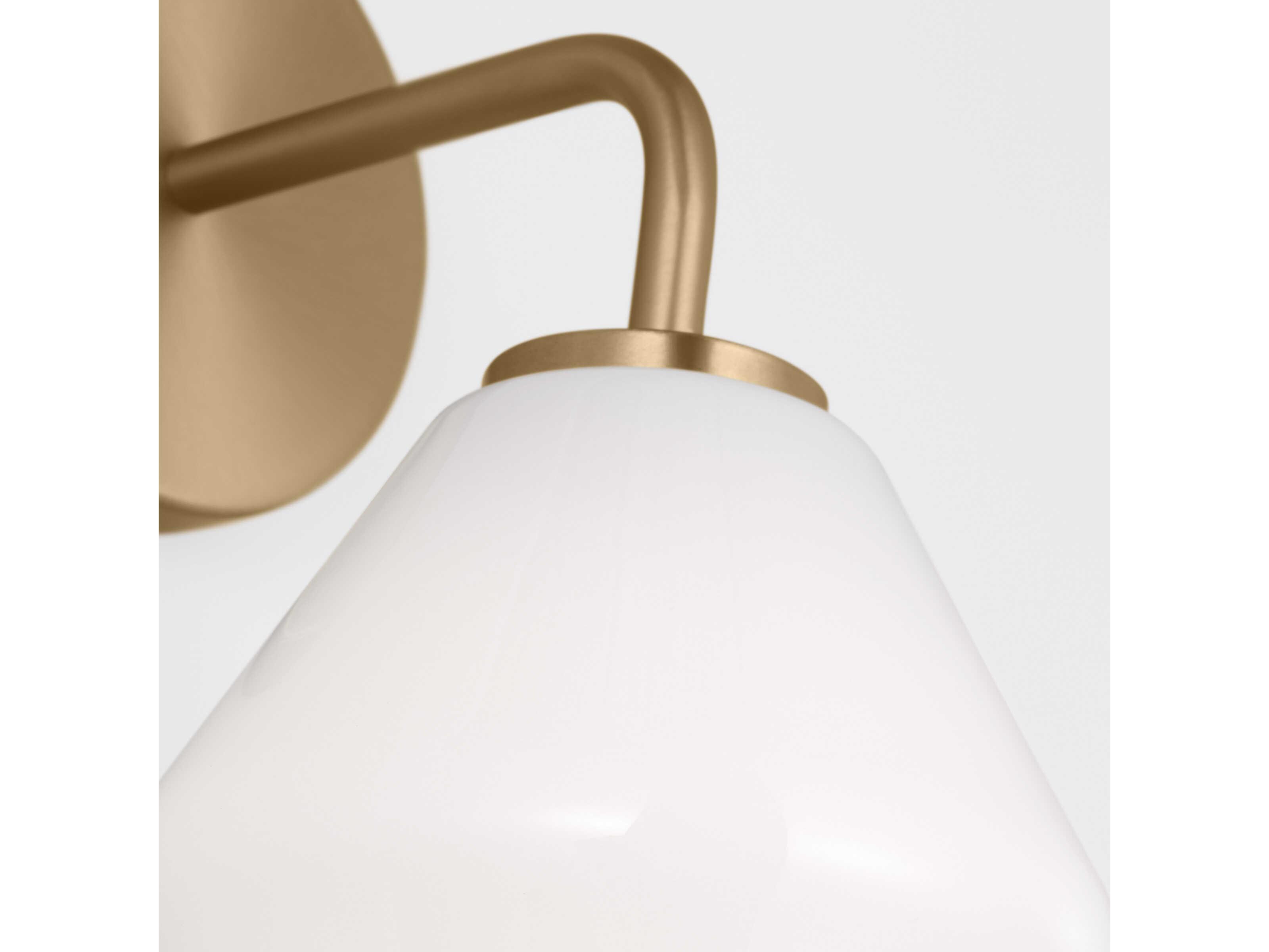 Generation Lighting Jett 1-Light Satin Brass Wall Sconce