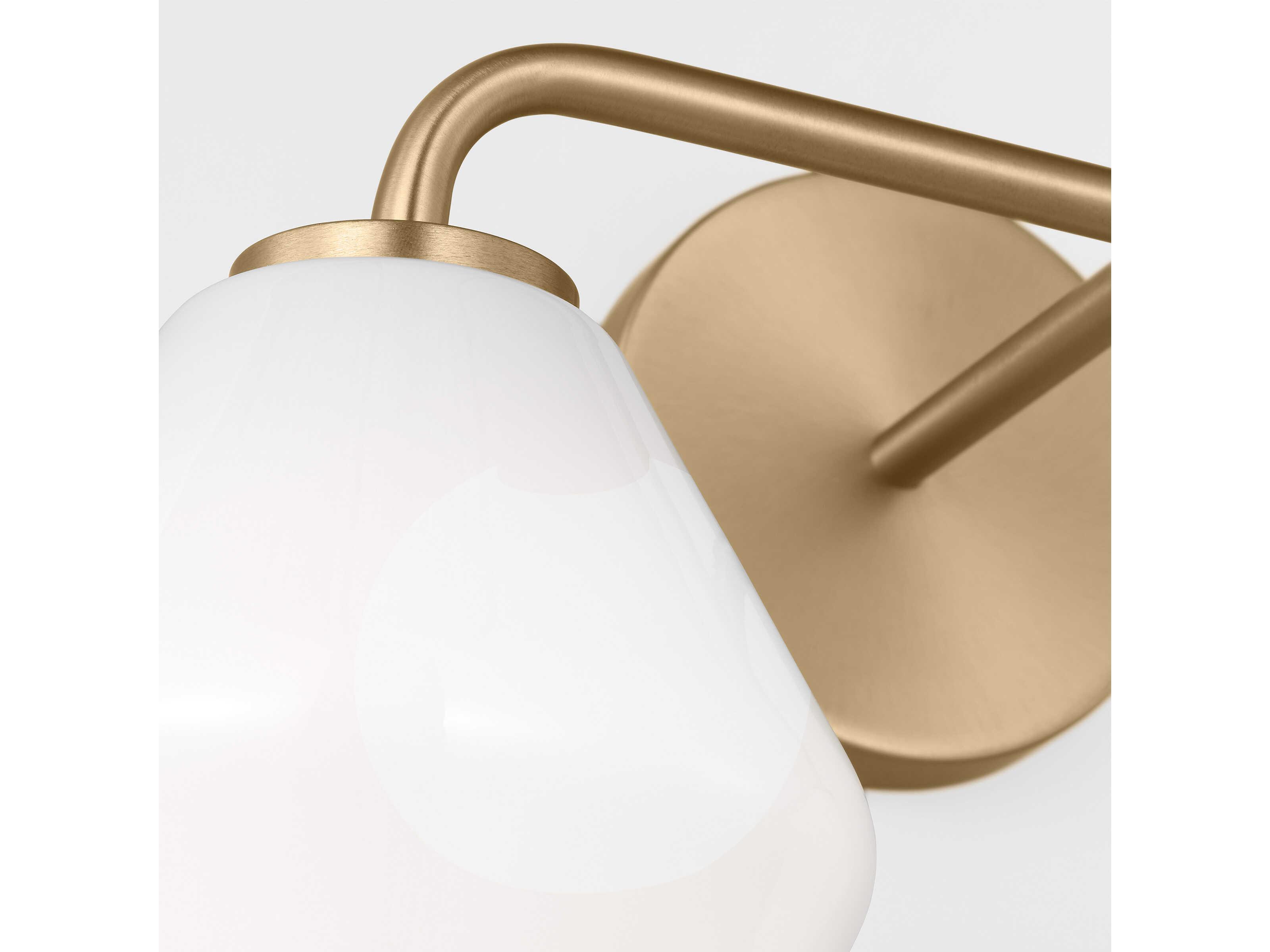 Generation Lighting Jett 2-Light Satin Brass Vanity Light