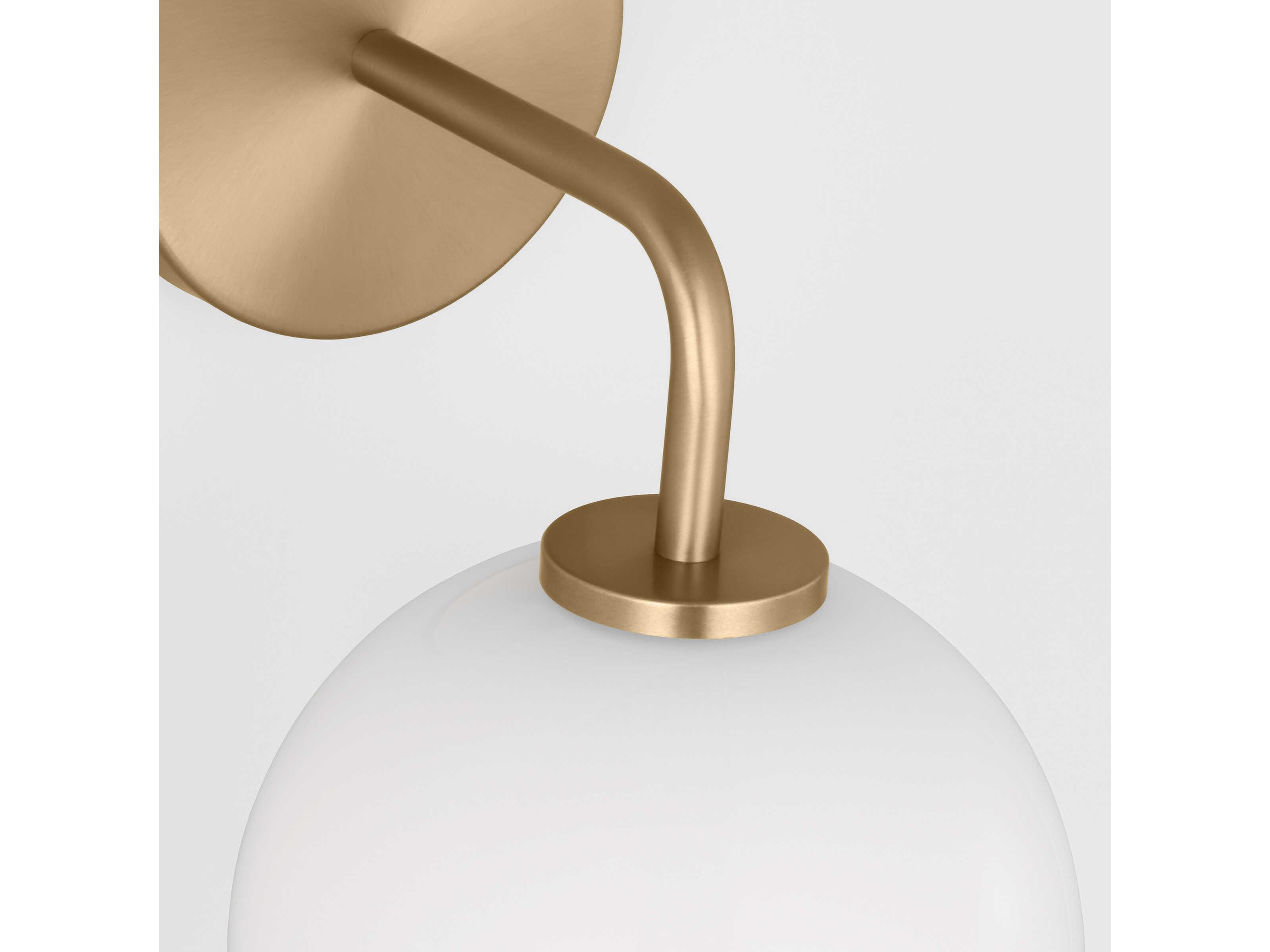 Generation Lighting Orley 1-Light Satin Brass Wall Sconce