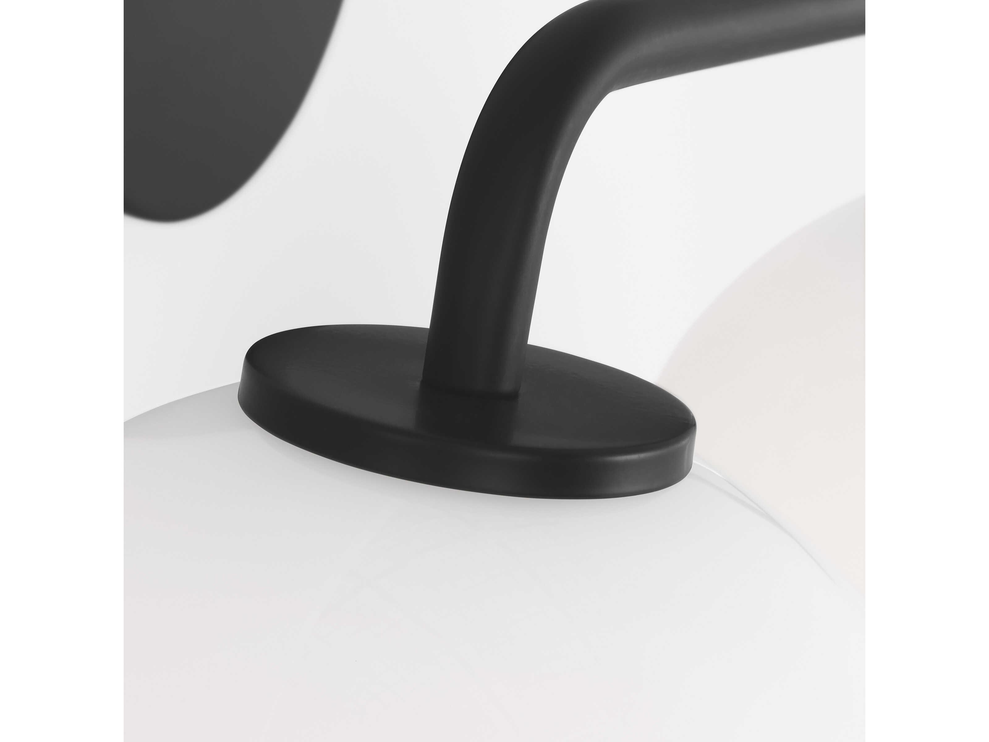 Generation Lighting Orley 2-Light Midnight Black Vanity Light