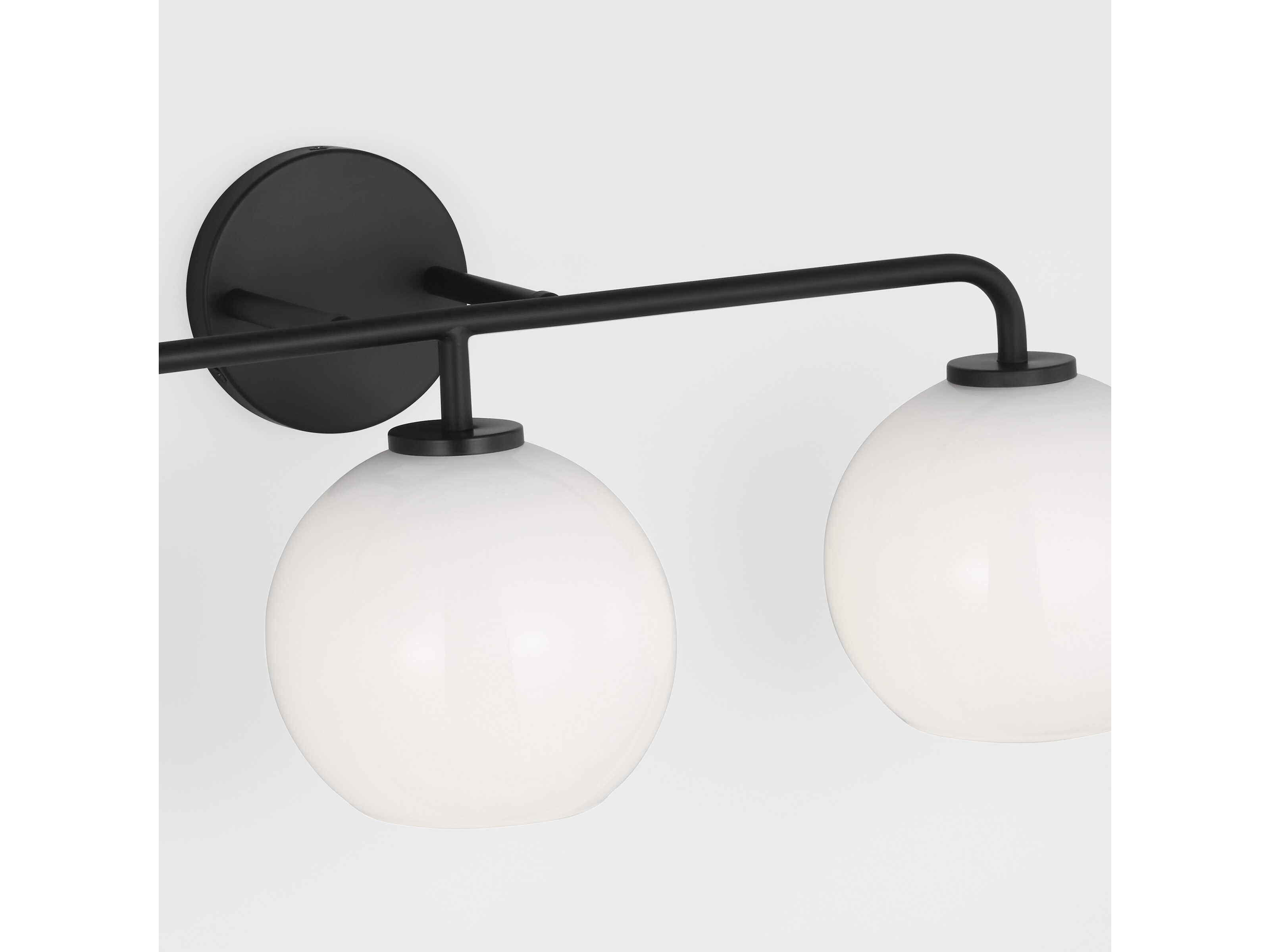 Generation Lighting Orley 3-Light Midnight Black Vanity Light