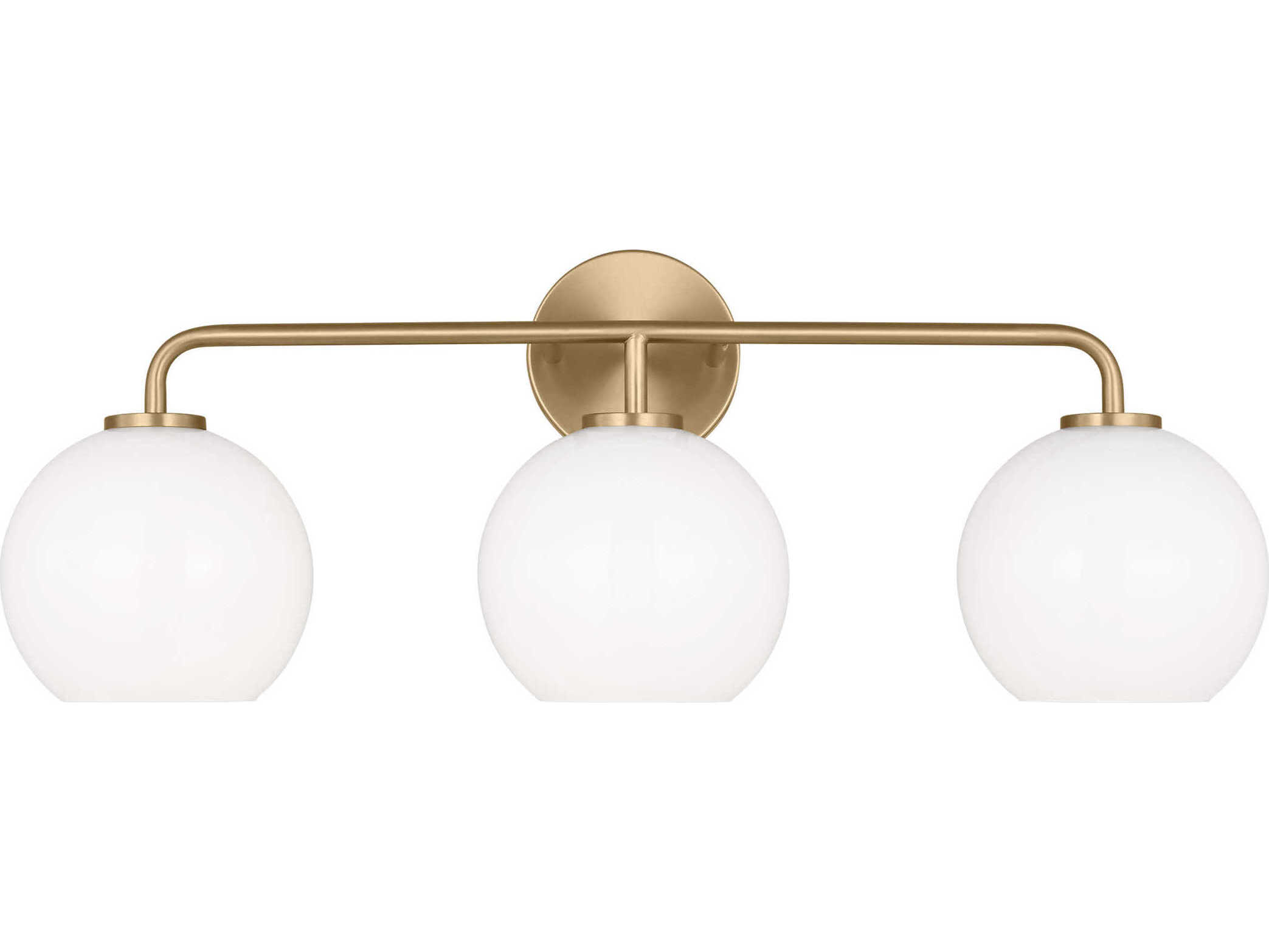 Generation Lighting Orley 3-Light Satin Brass Vanity Light