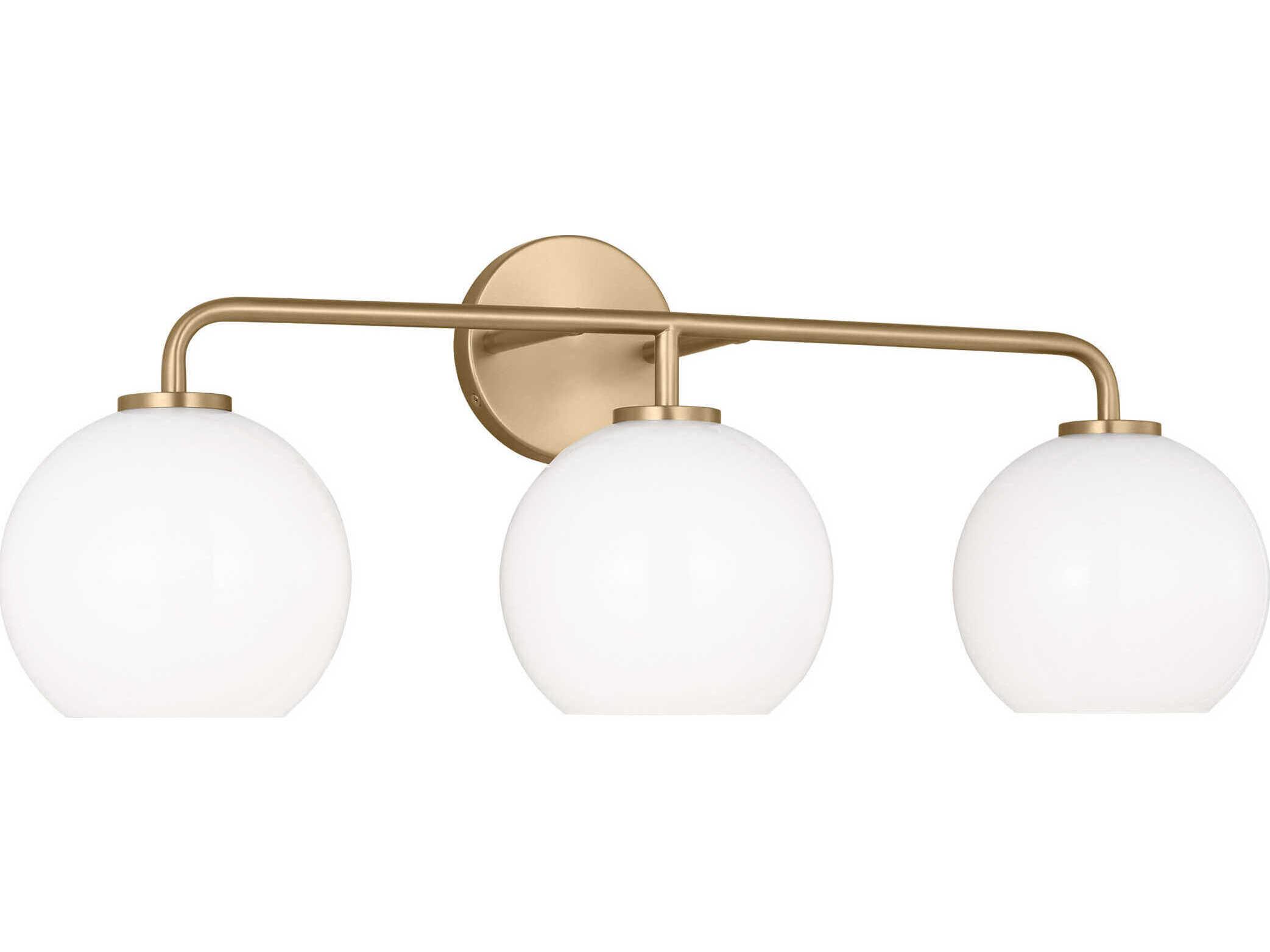 Generation Lighting Orley 3-Light Satin Brass Vanity Light