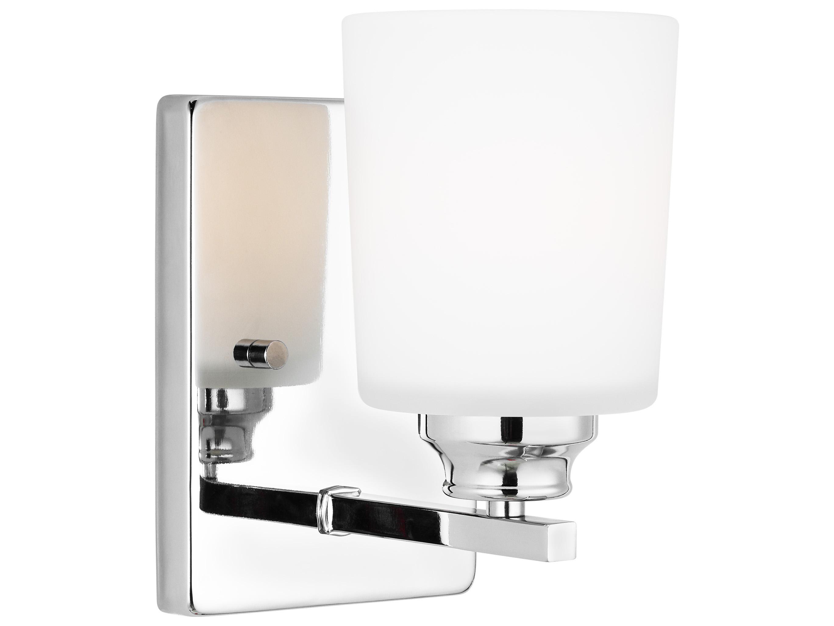Generation Lighting Vinton 1-Light Chrome Wall Sconce