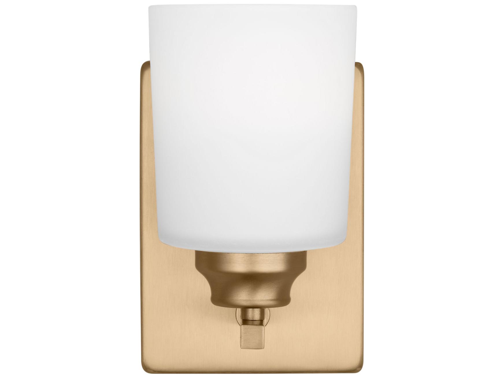 Generation Lighting Vinton 1-Light Satin Brass Wall Sconce