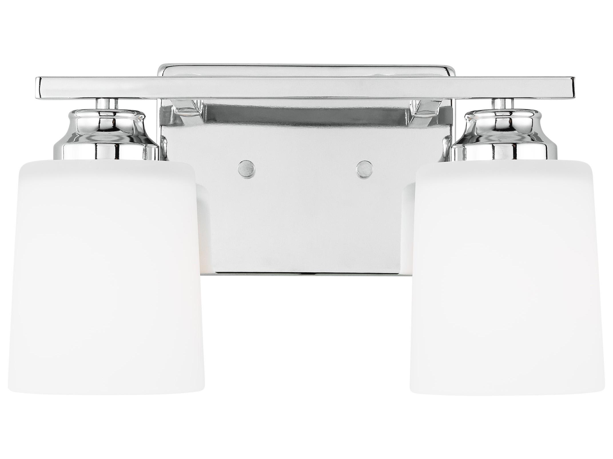 Generation Lighting Vinton 2-Light Chrome Vanity Light