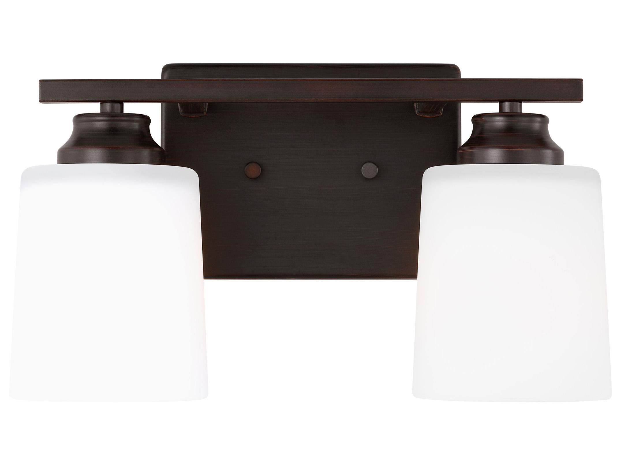 Generation Lighting Vinton 2-Light Bronze Vanity Light