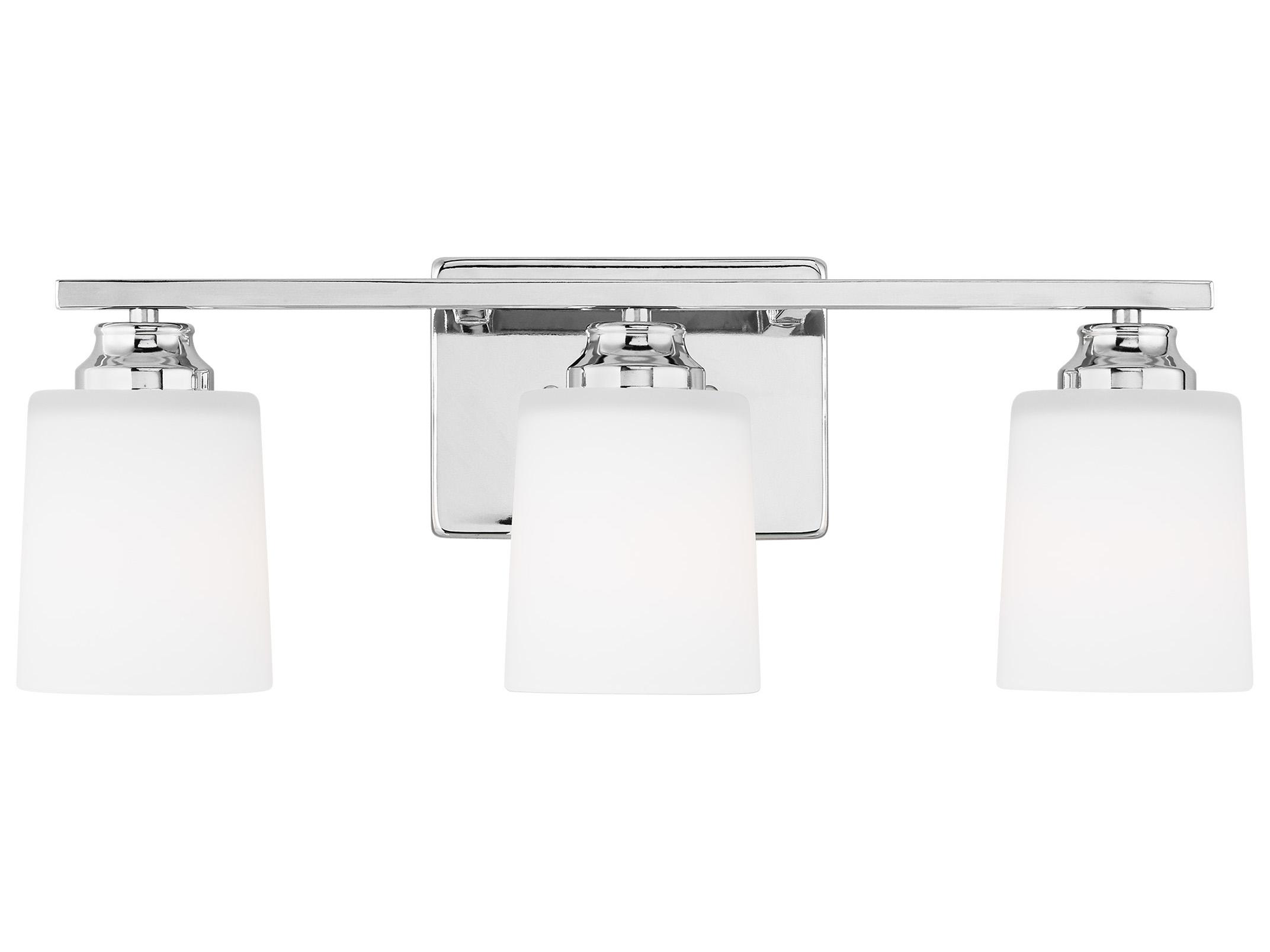 Generation Lighting Vinton 3-Light Chrome Vanity Light