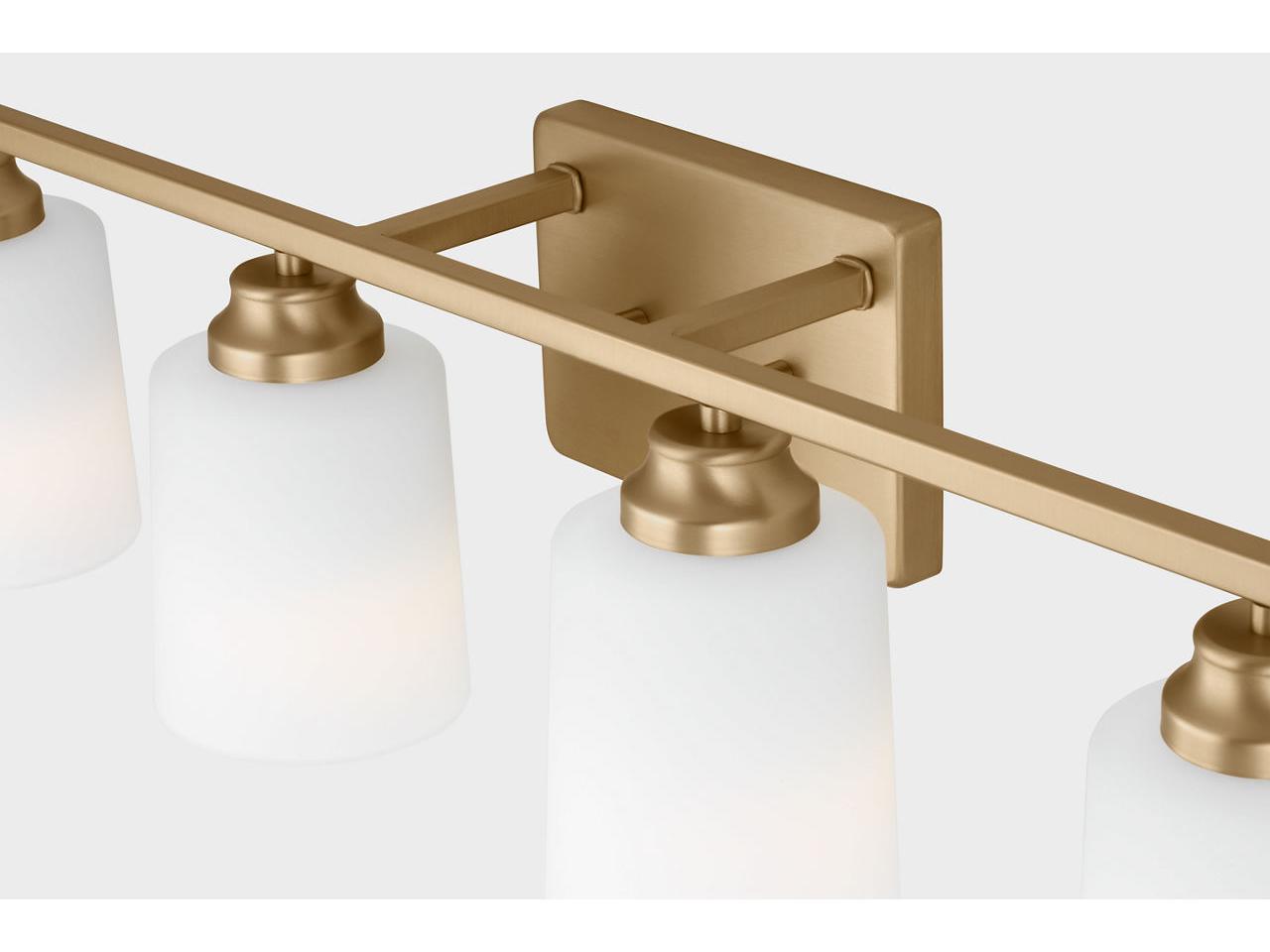 Generation Lighting Vinton 4-Light Satin Brass Vanity Light