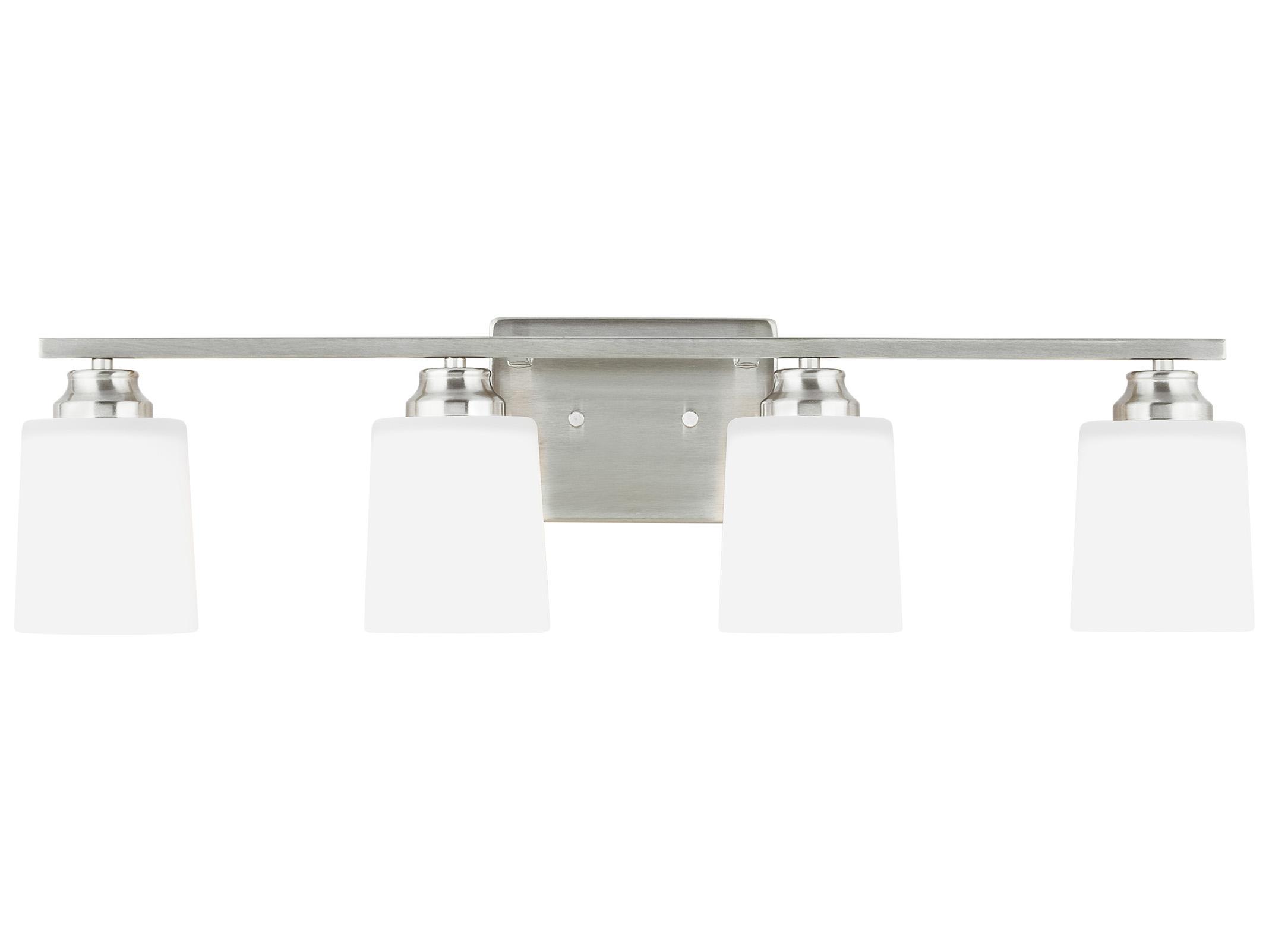 Generation Lighting Vinton 4-Light Brushed Nickel Vanity Light