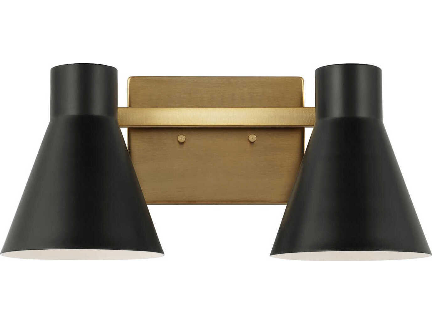 Generation Lighting Towner 2-Light Satin Brass Vanity Light