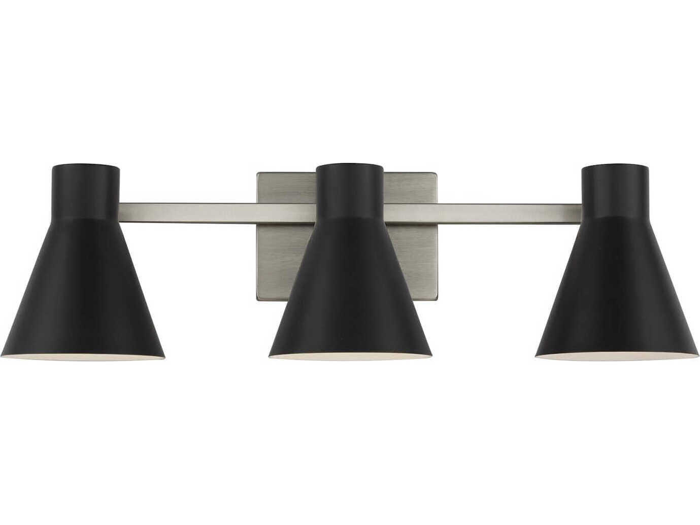 Generation Lighting Towner 3-Light Brushed Nickel Vanity Light