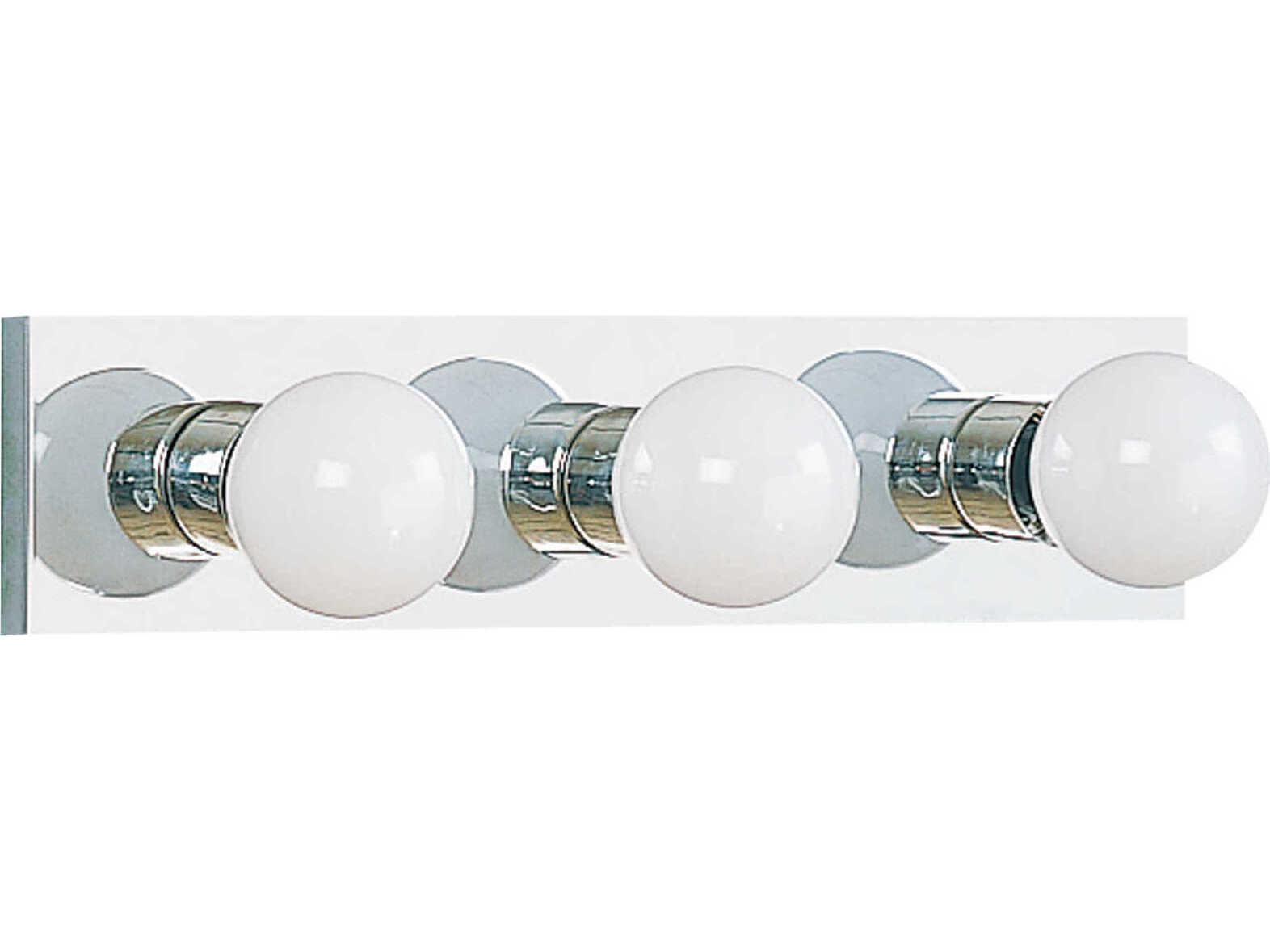 Generation Lighting Center Stage 3-Light Chrome Vanity Light