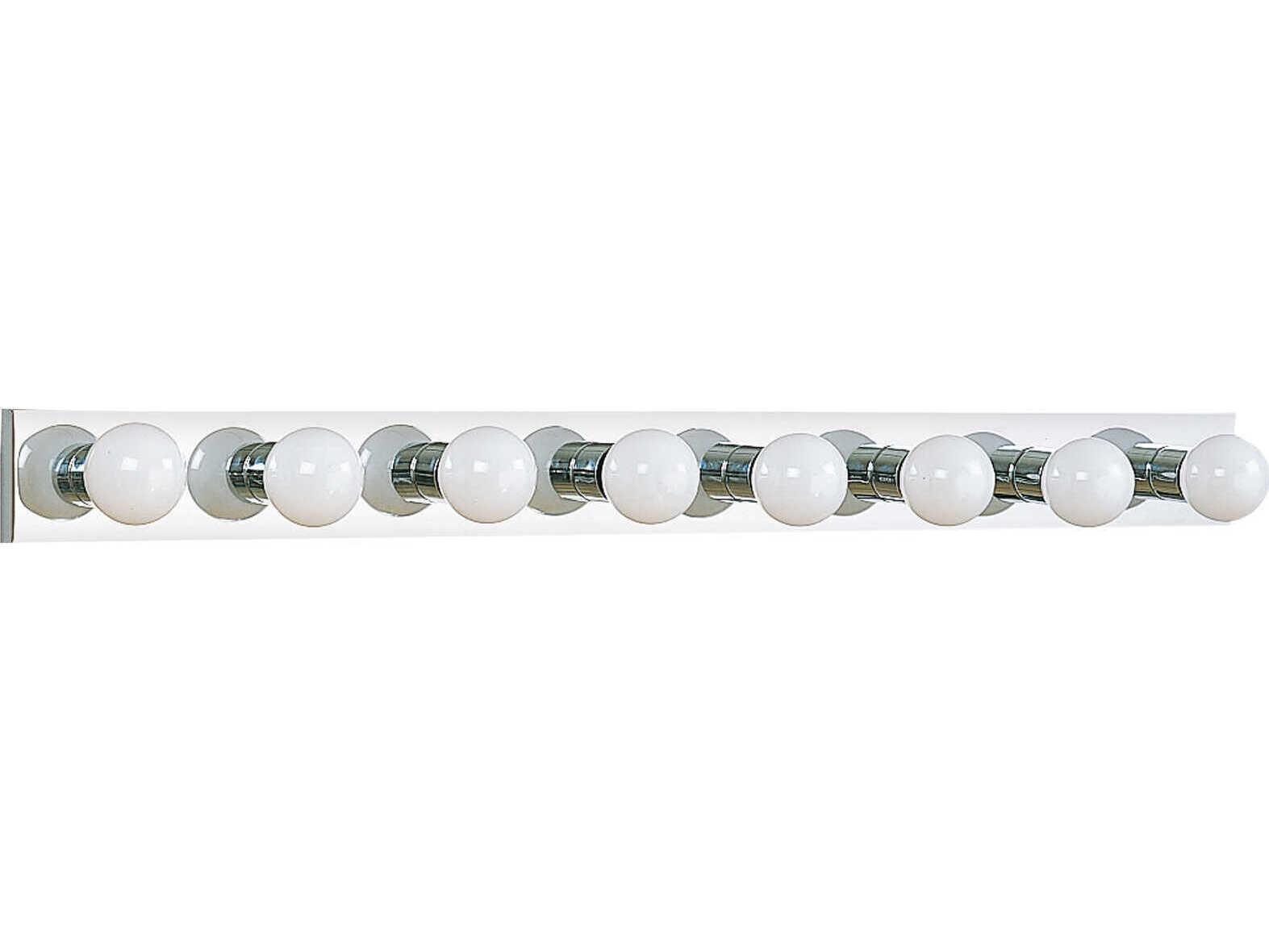 Generation Lighting Center Stage 8-Light Chrome Vanity Light