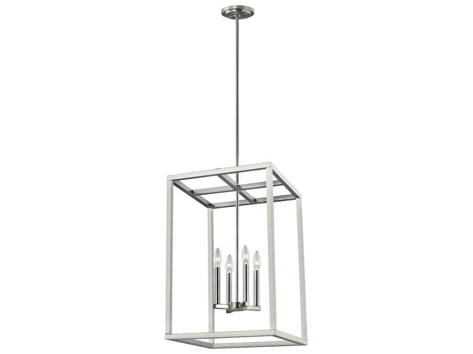 Generation Lighting Moffet Street 4-Light Brushed Nickel Pendant