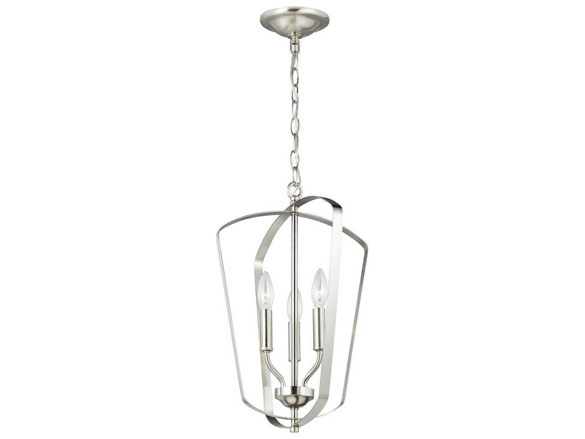 Generation Lighting Romee 3-Light Brushed Nickel Mini Pendant