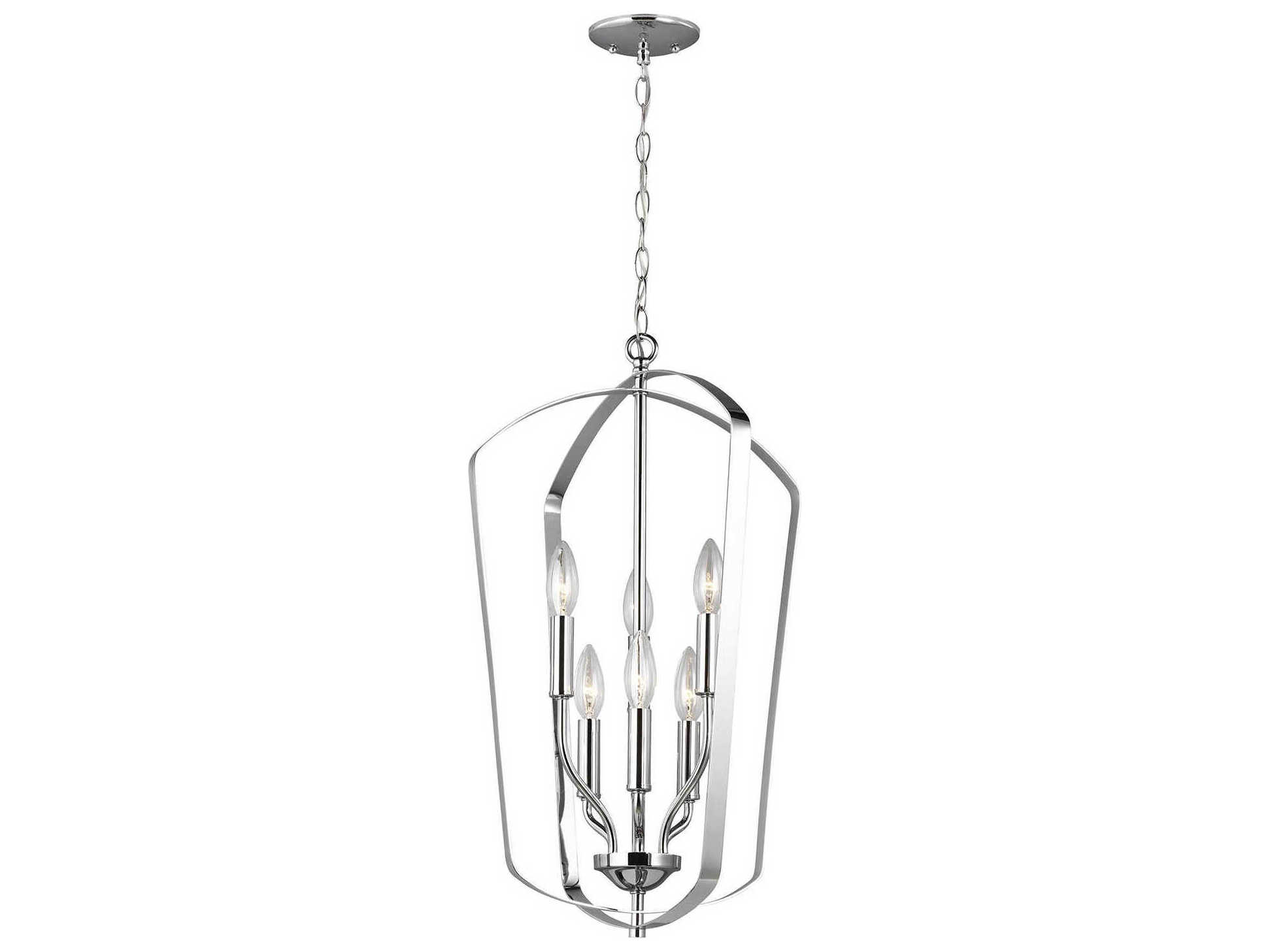 Generation Lighting Romee 6-Light Chrome Pendant