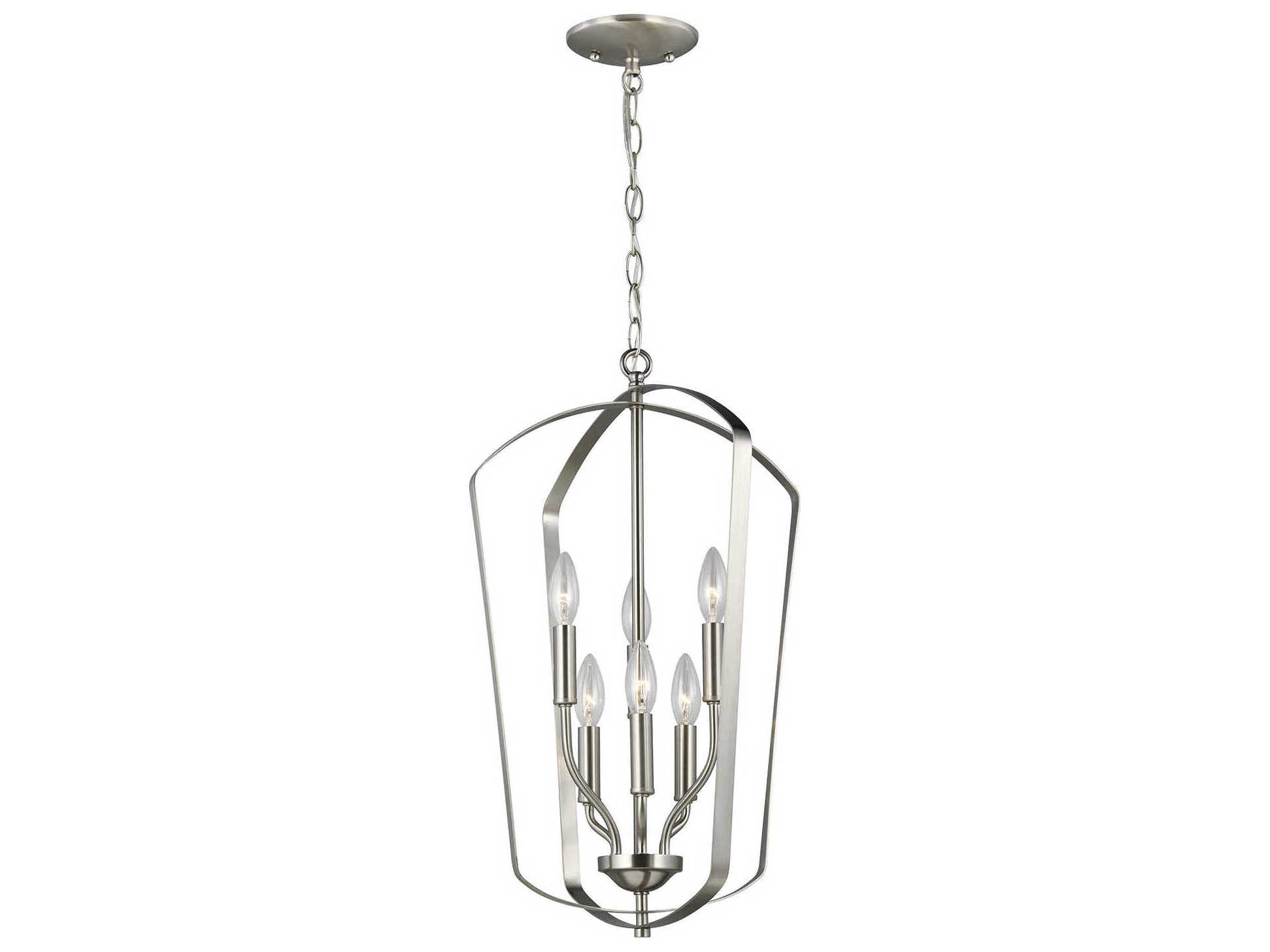 Generation Lighting Romee 6-Light Brushed Nickel Pendant
