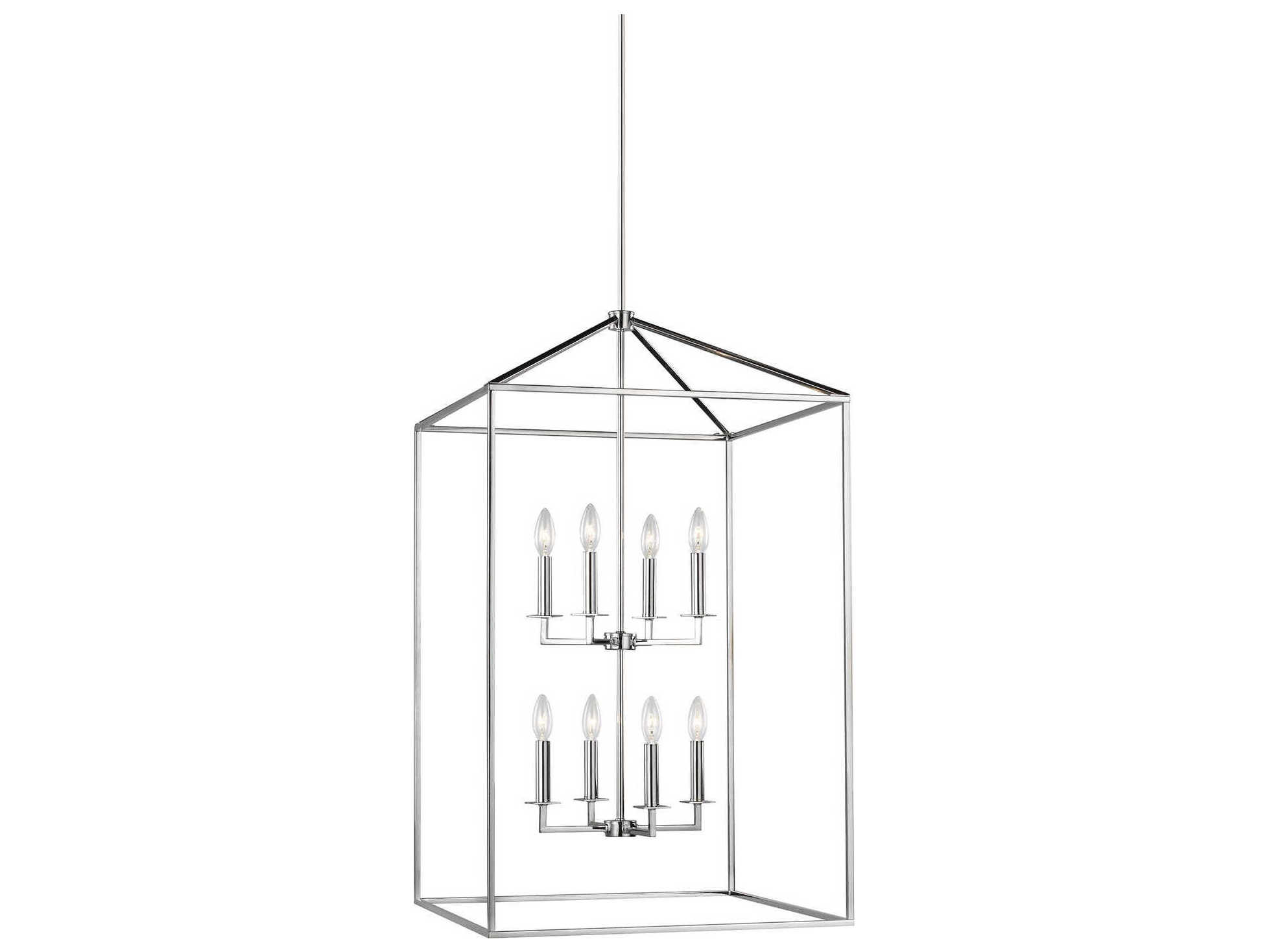 Generation Lighting Perryton 8-Light Chrome Pendant