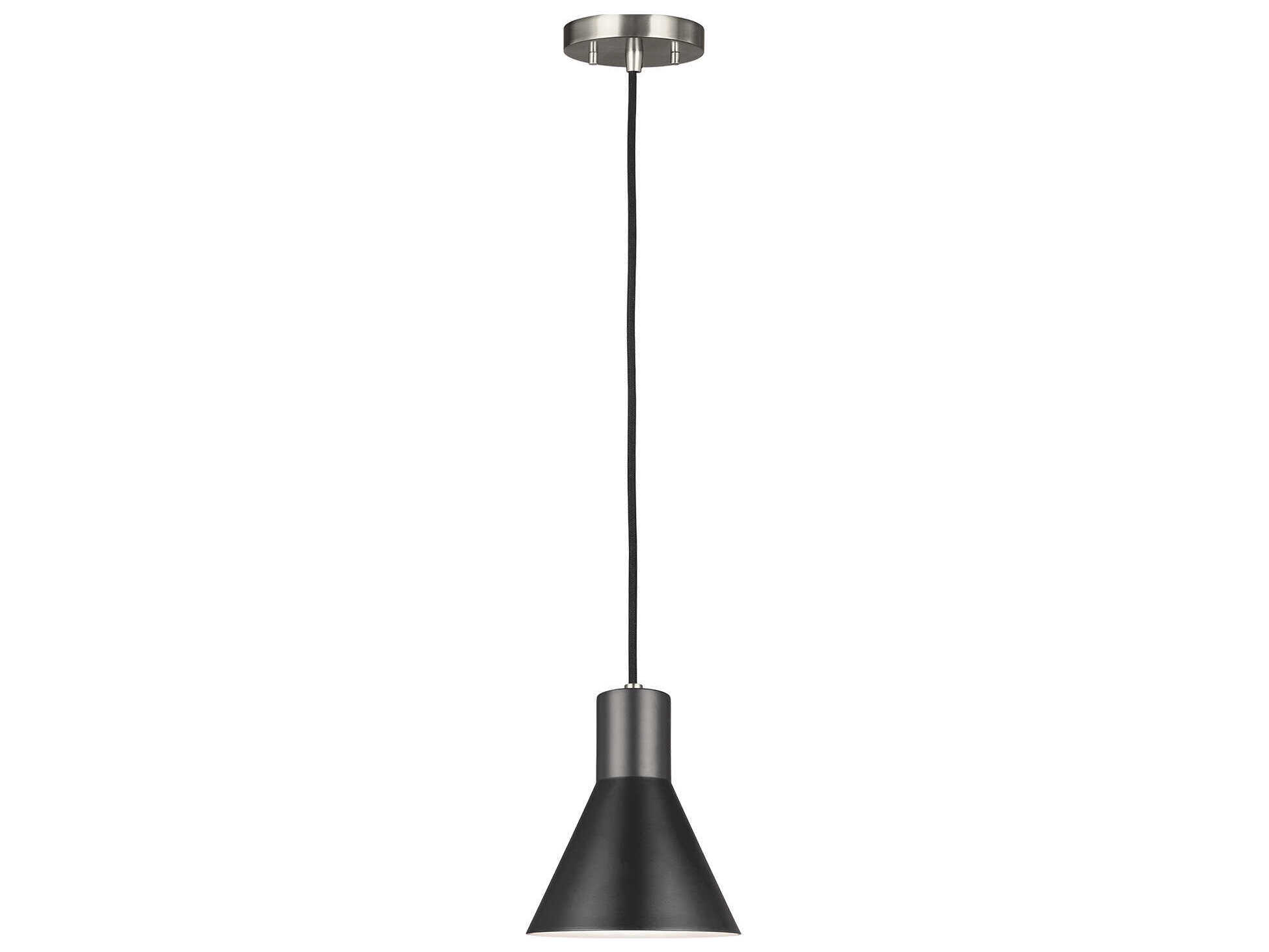Generation Lighting Towner 1-Light Brushed Nickel Mini Pendant