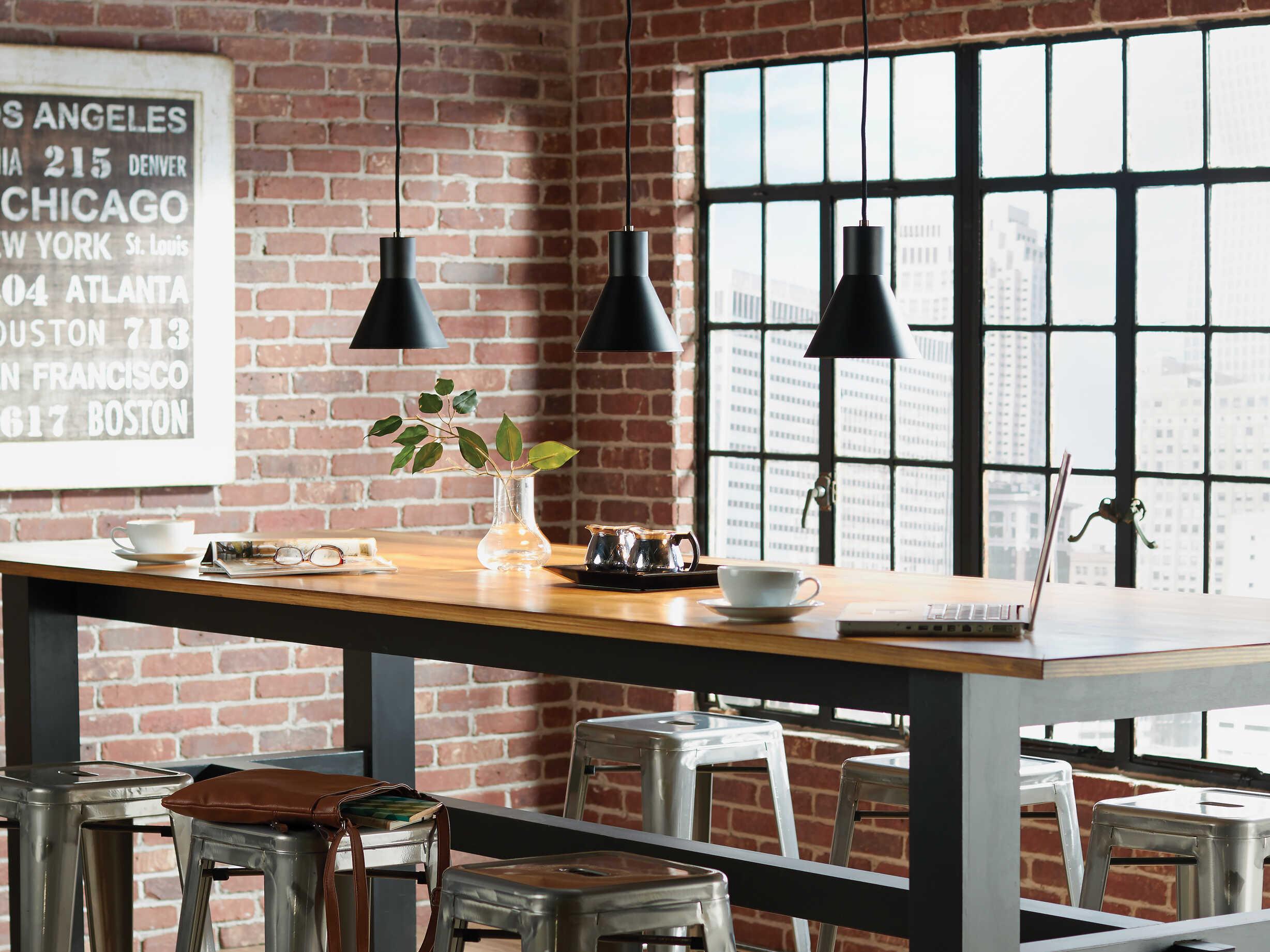 Generation Lighting Towner 1-Light Brushed Nickel Mini Pendant