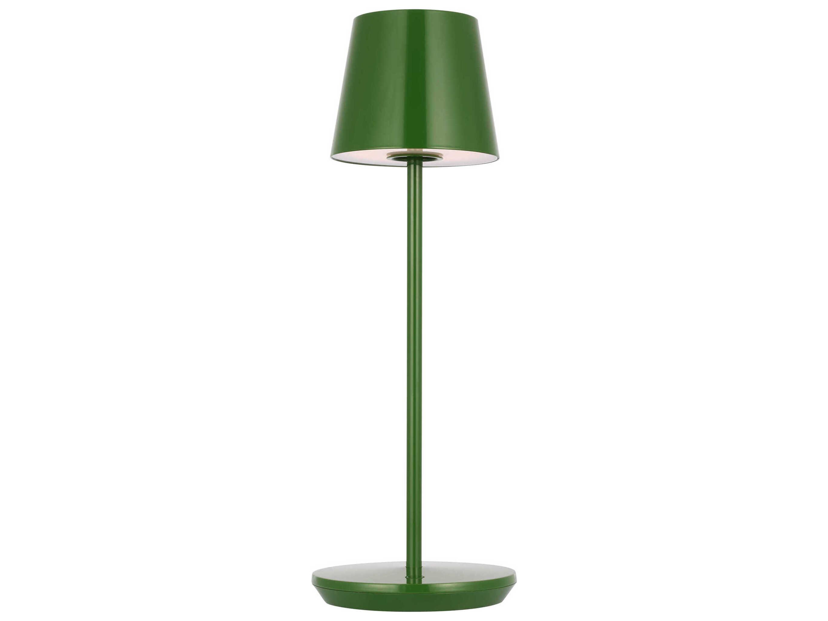 Generation Lighting Mena Green Aluminum Table Lamp