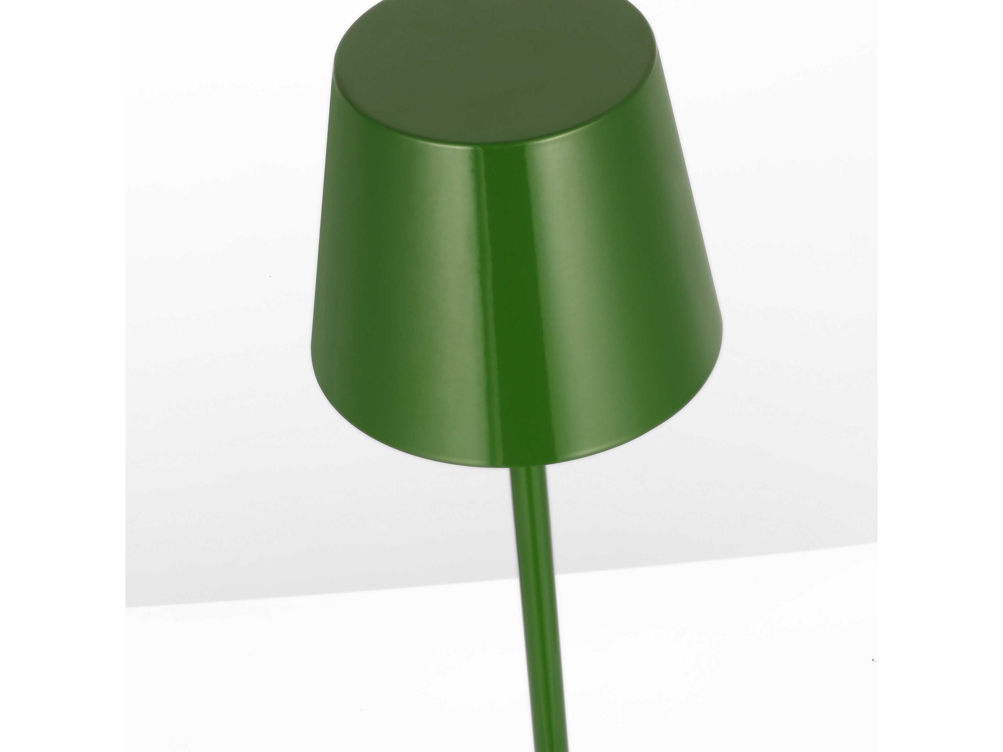 Generation Lighting Mena Green Aluminum Table Lamp