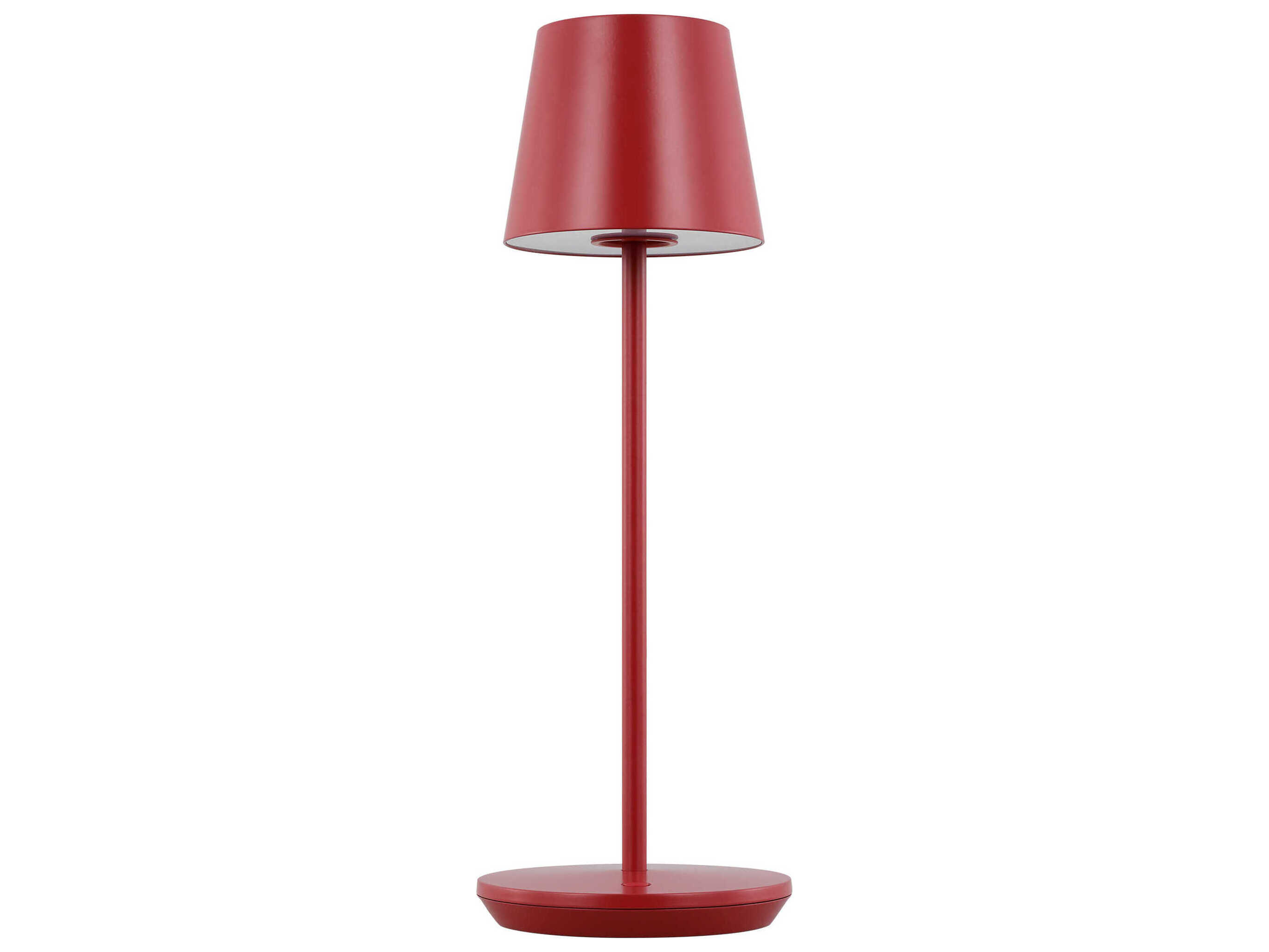 Generation Lighting Mena Dark Red Aluminum Table Lamp
