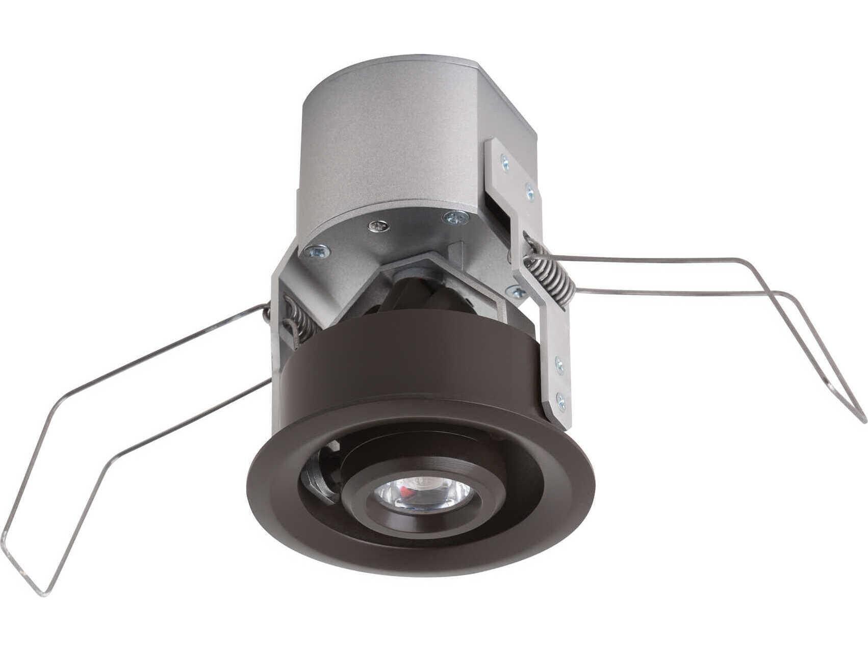 Generation Lighting Lucarne Led Niche 1-Light Painted Antique Bronze LED Round Recessed Light