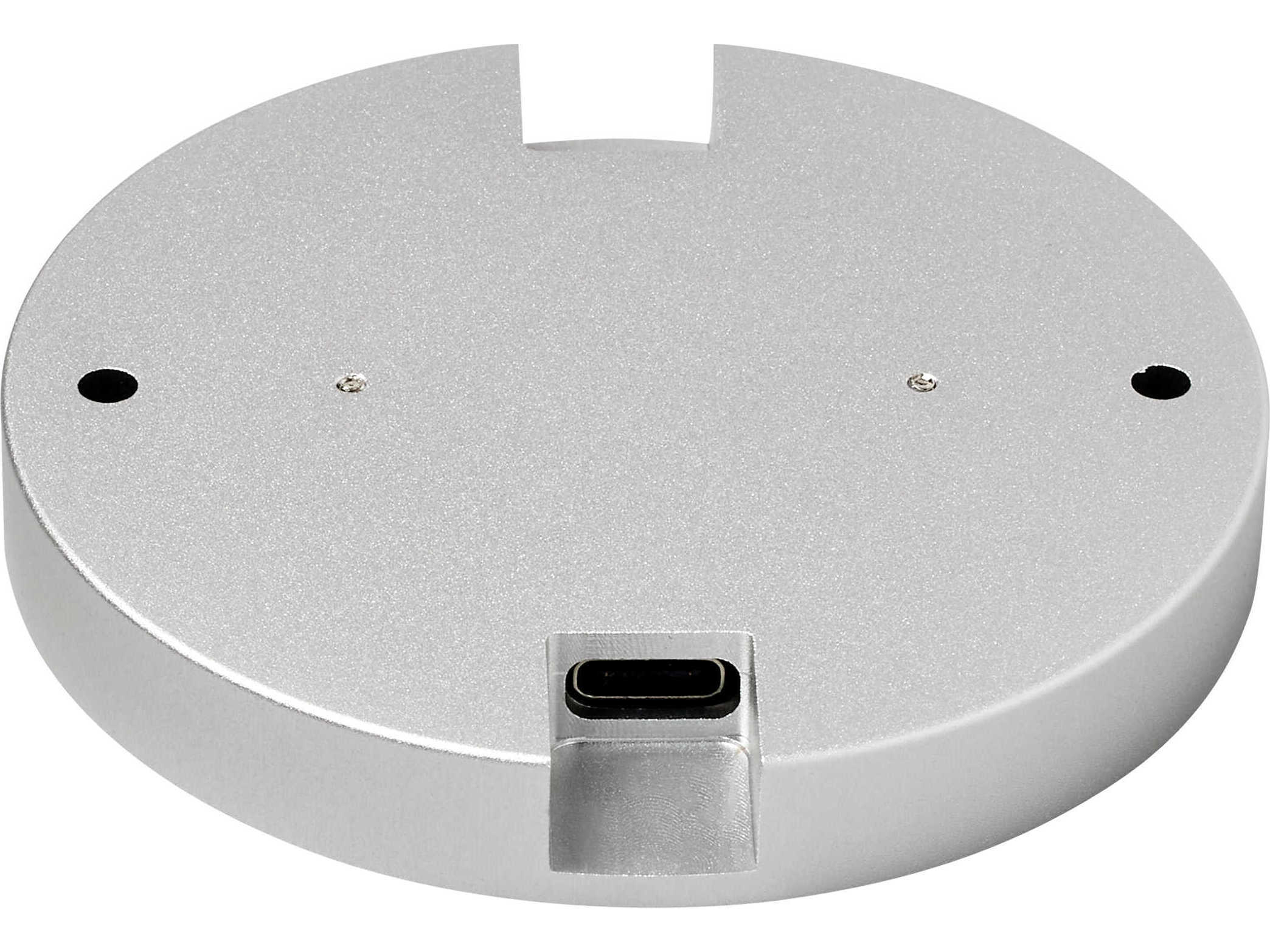 Generation Lighting Disk Brushed Nickel 3000K Round Under Cabinet Light