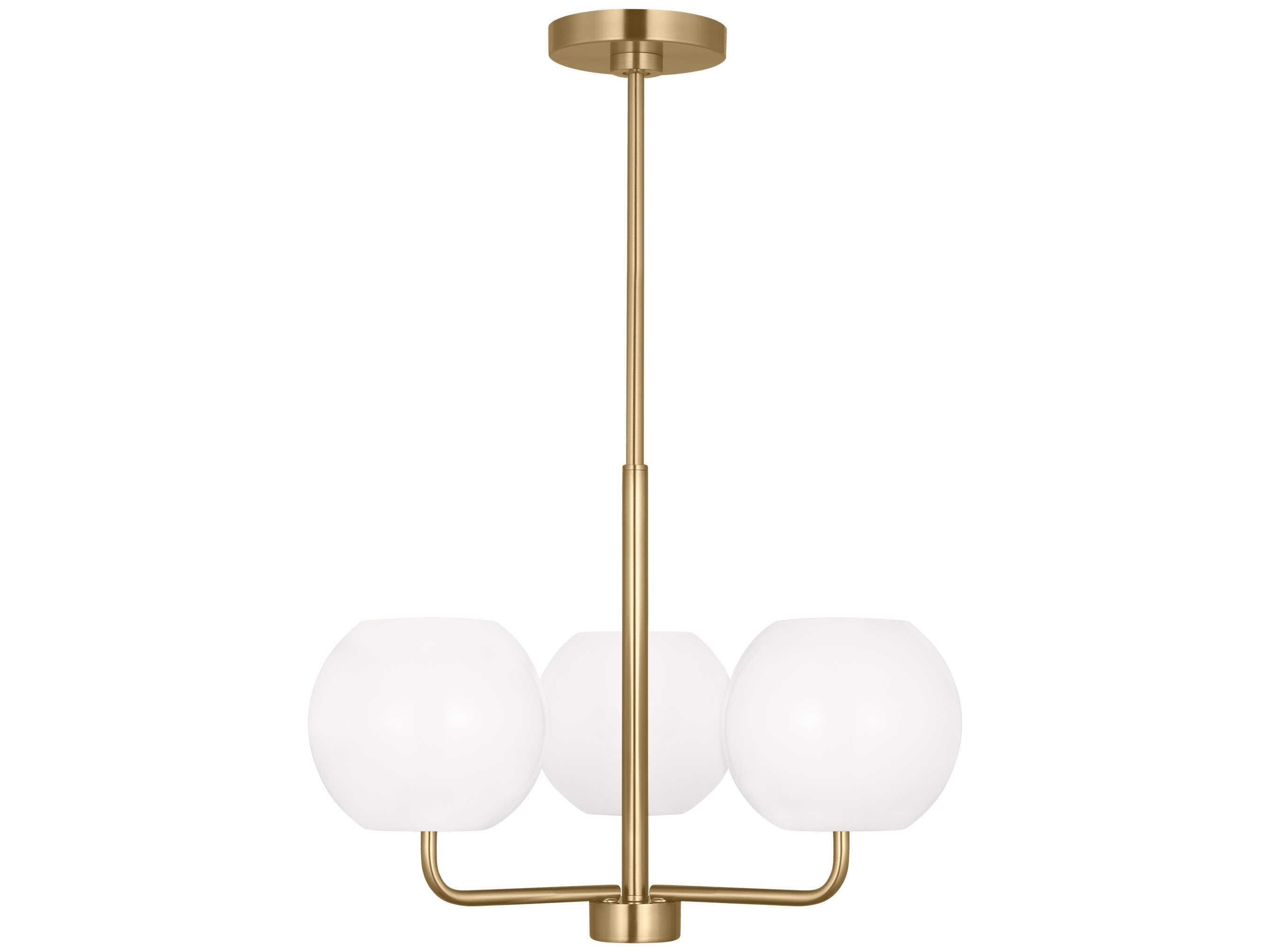 Generation Lighting Rory 3-Light Satin Bronze Globe Chandelier
