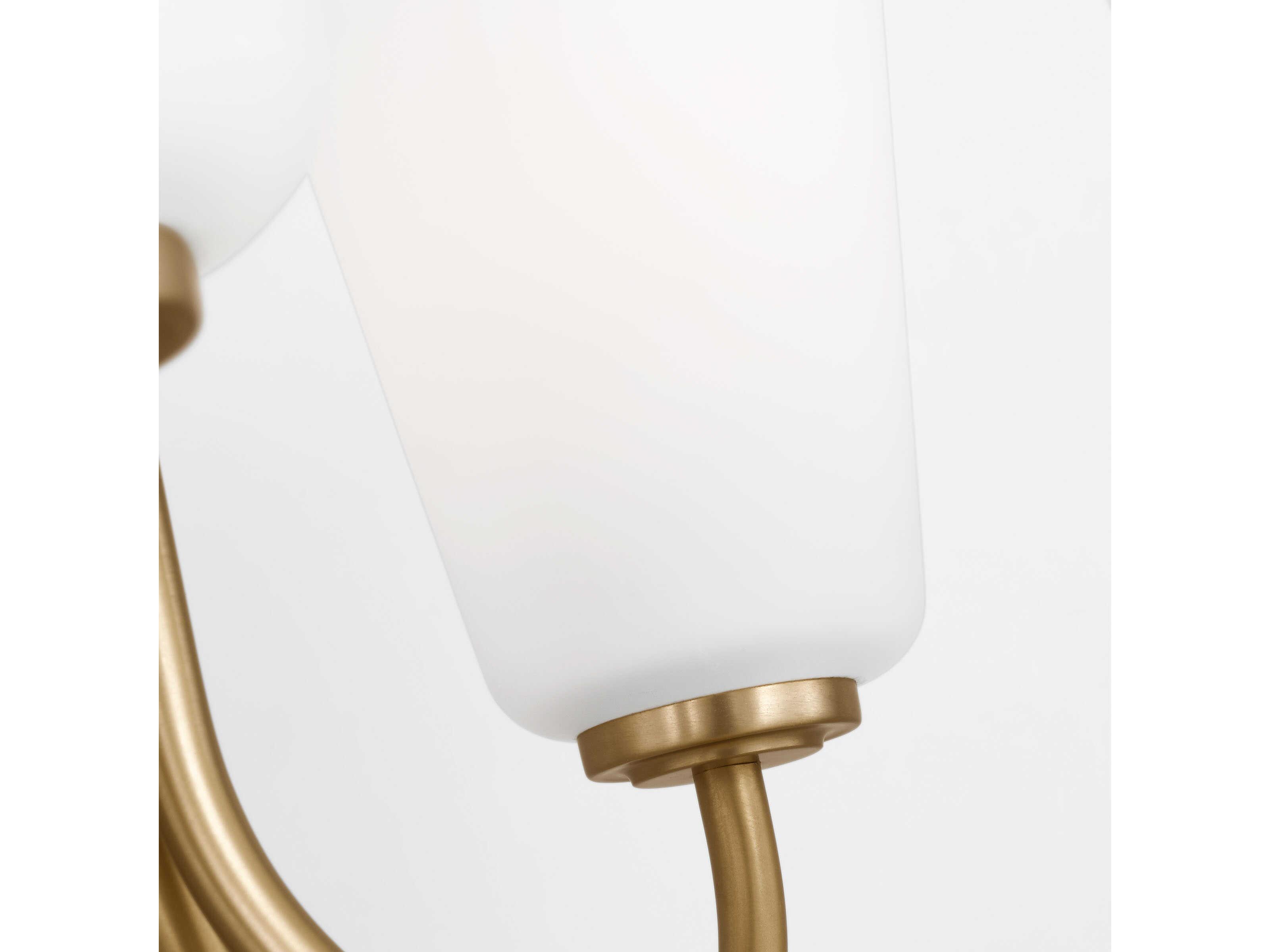 Generation Lighting Miles 5-Light Satin Brass Bell Chandelier