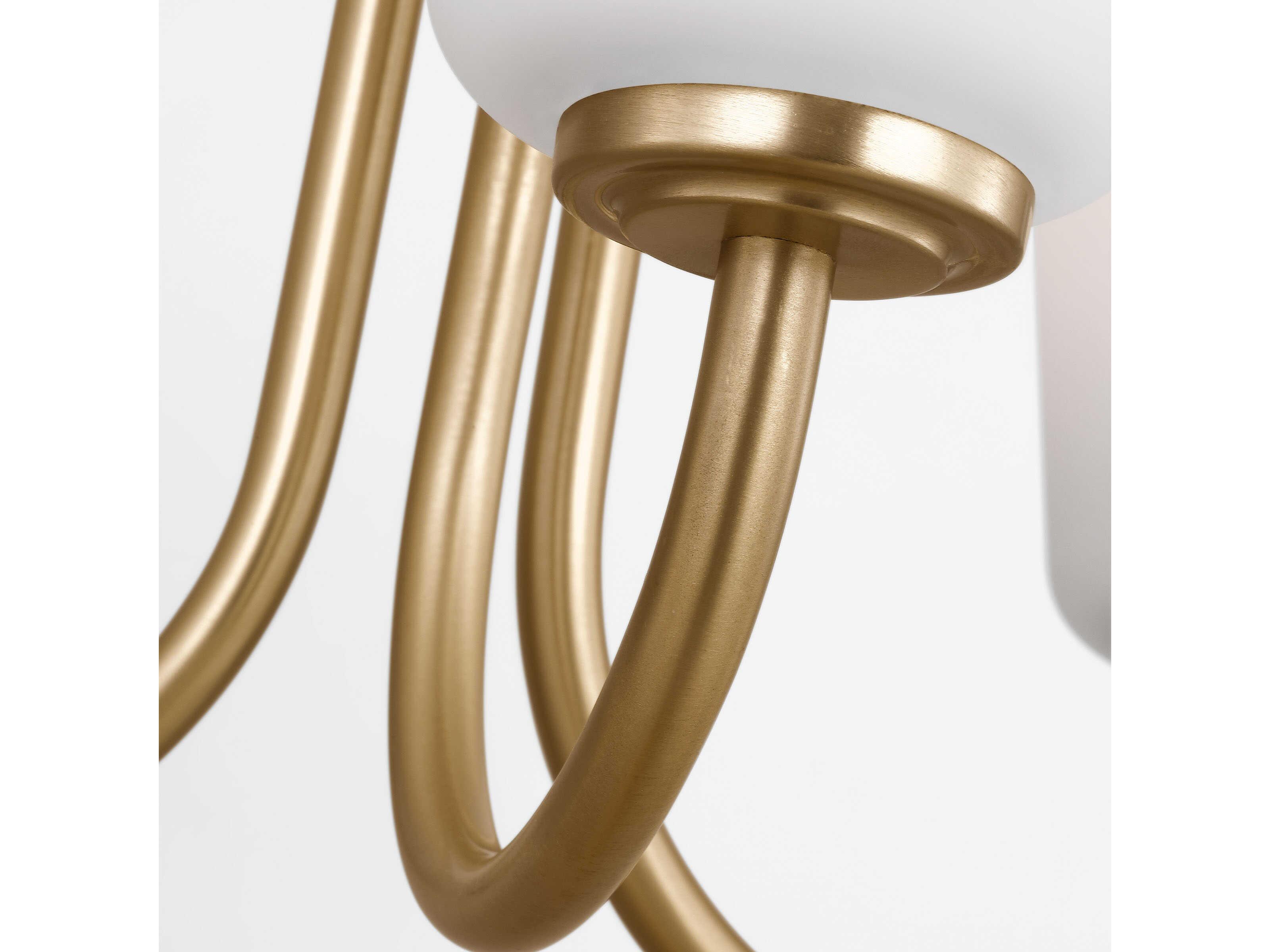 Generation Lighting Miles 3-Light Satin Brass Bell Chandelier