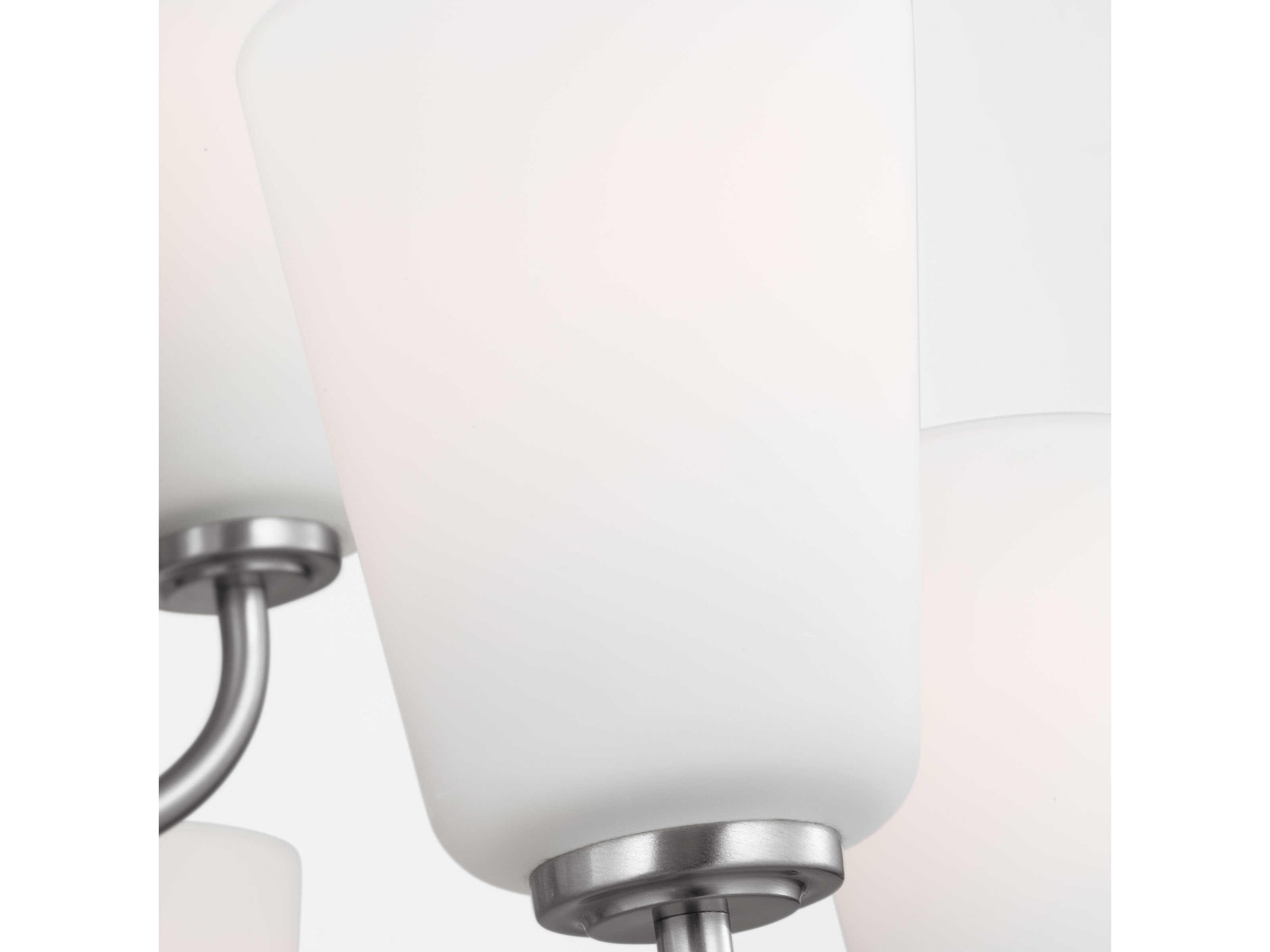 Generation Lighting Miles 9-Light Brushed Nickel Bell Chandelier