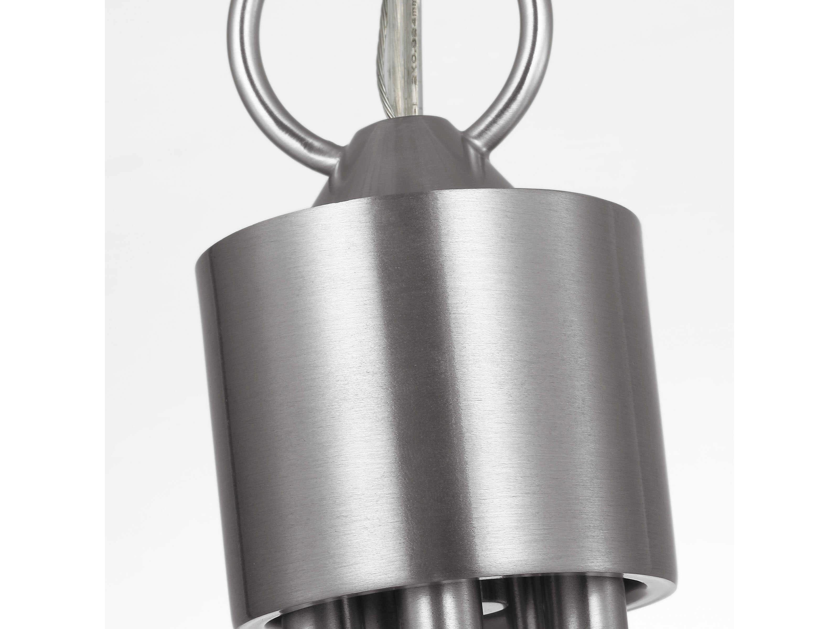 Generation Lighting Miles 5-Light Brushed Nickel Bell Chandelier