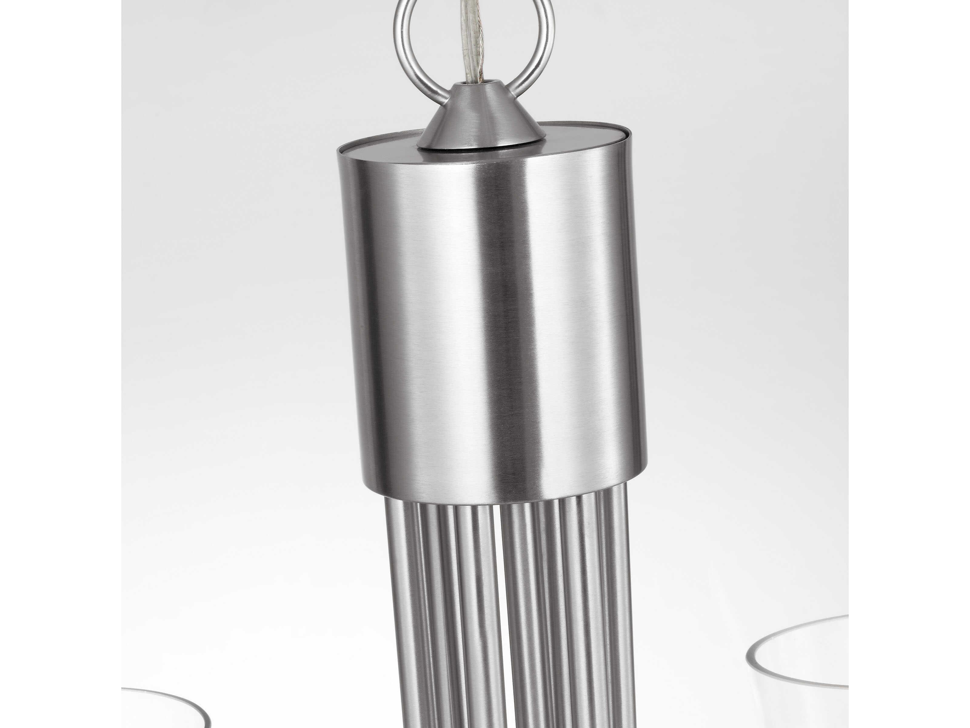 Generation Lighting Miles 9-Light Brushed Nickel Bell Chandelier