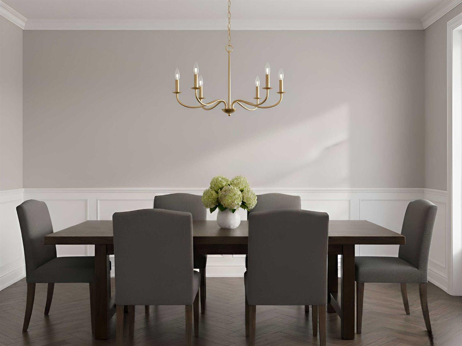Generation Lighting Abells 5-Light Satin Brass Chandelier