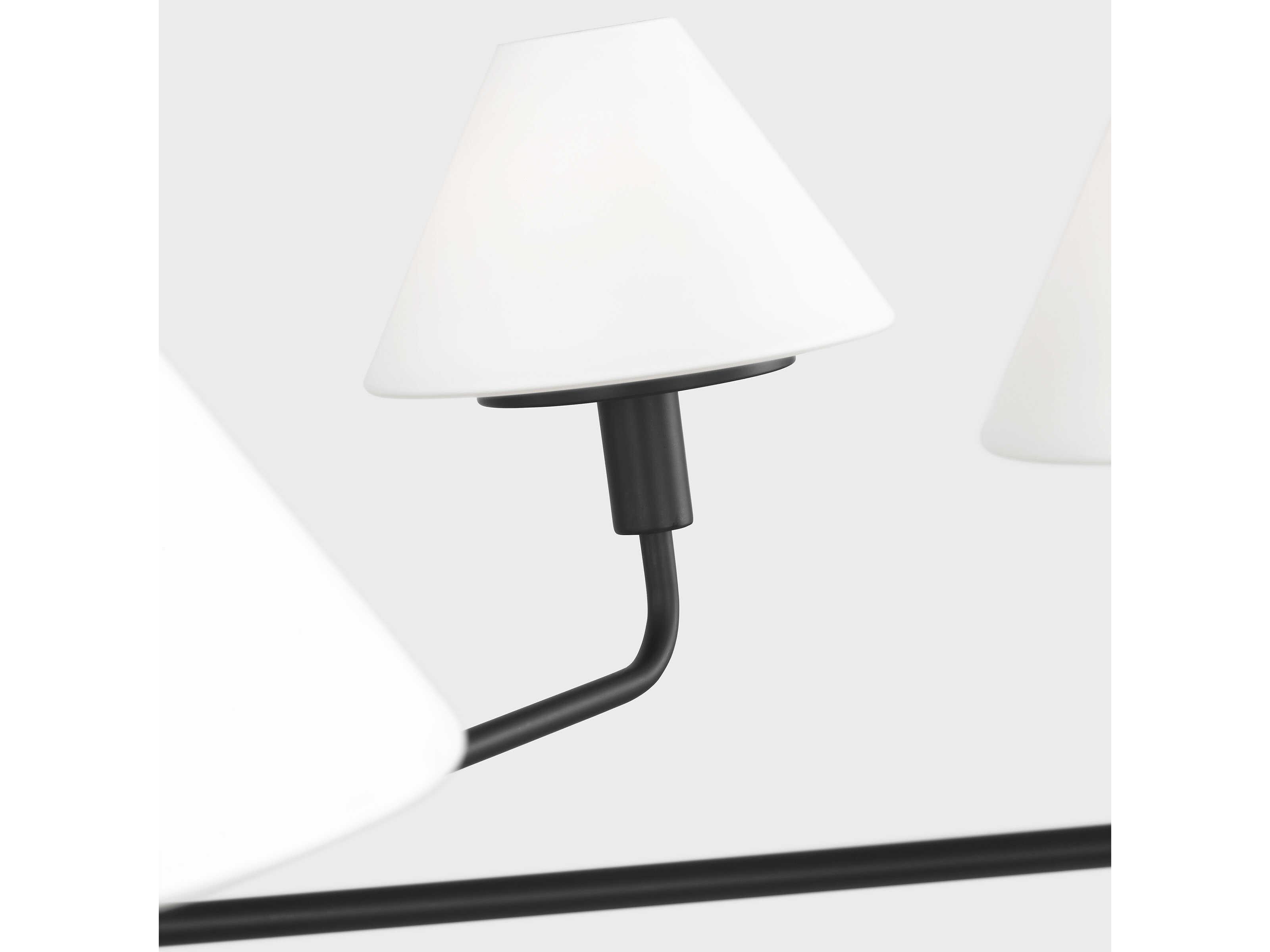 Generation Lighting Mendota 5-Light Midnight Black Chandelier