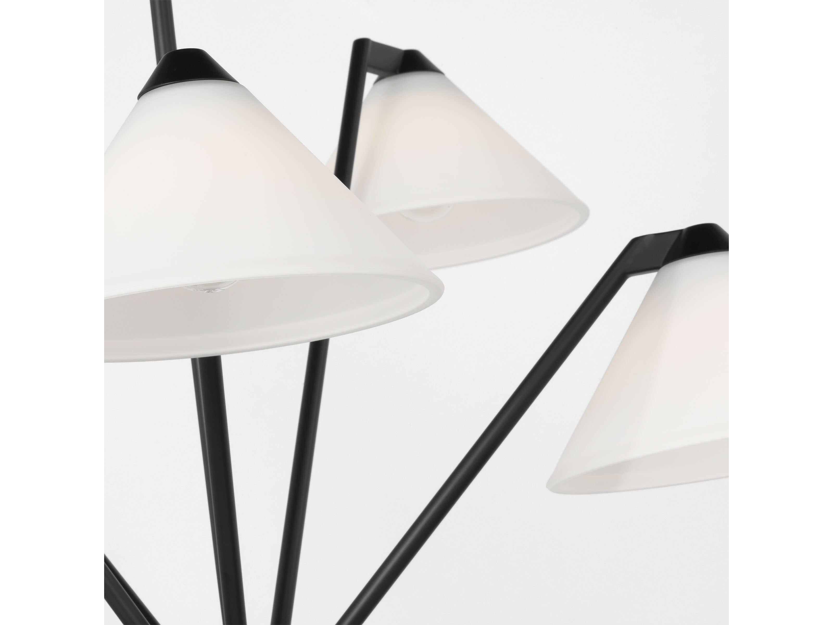 Generation Lighting Werley 5-Light Midnight Black Chandelier