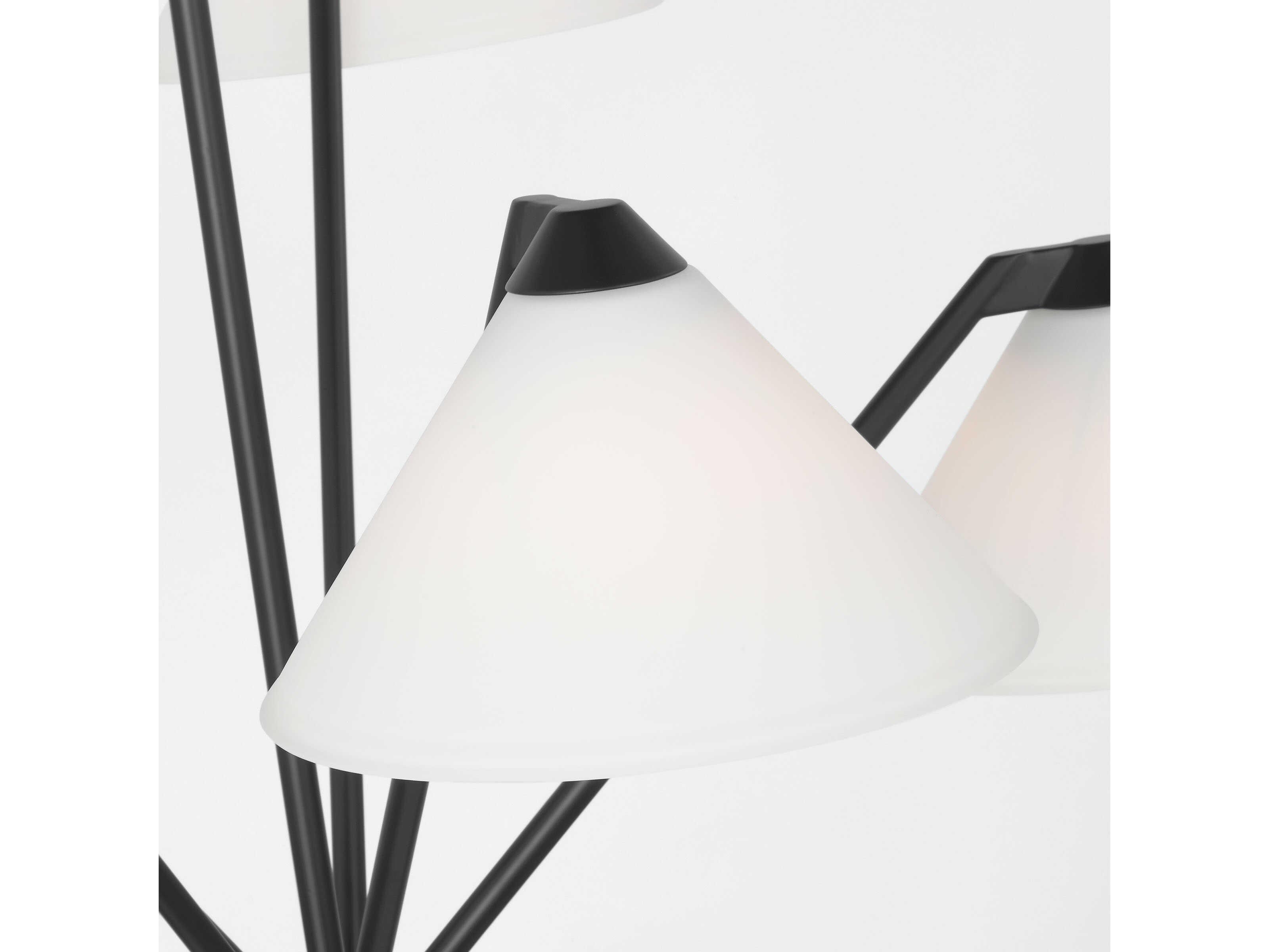 Generation Lighting Werley 5-Light Midnight Black Chandelier