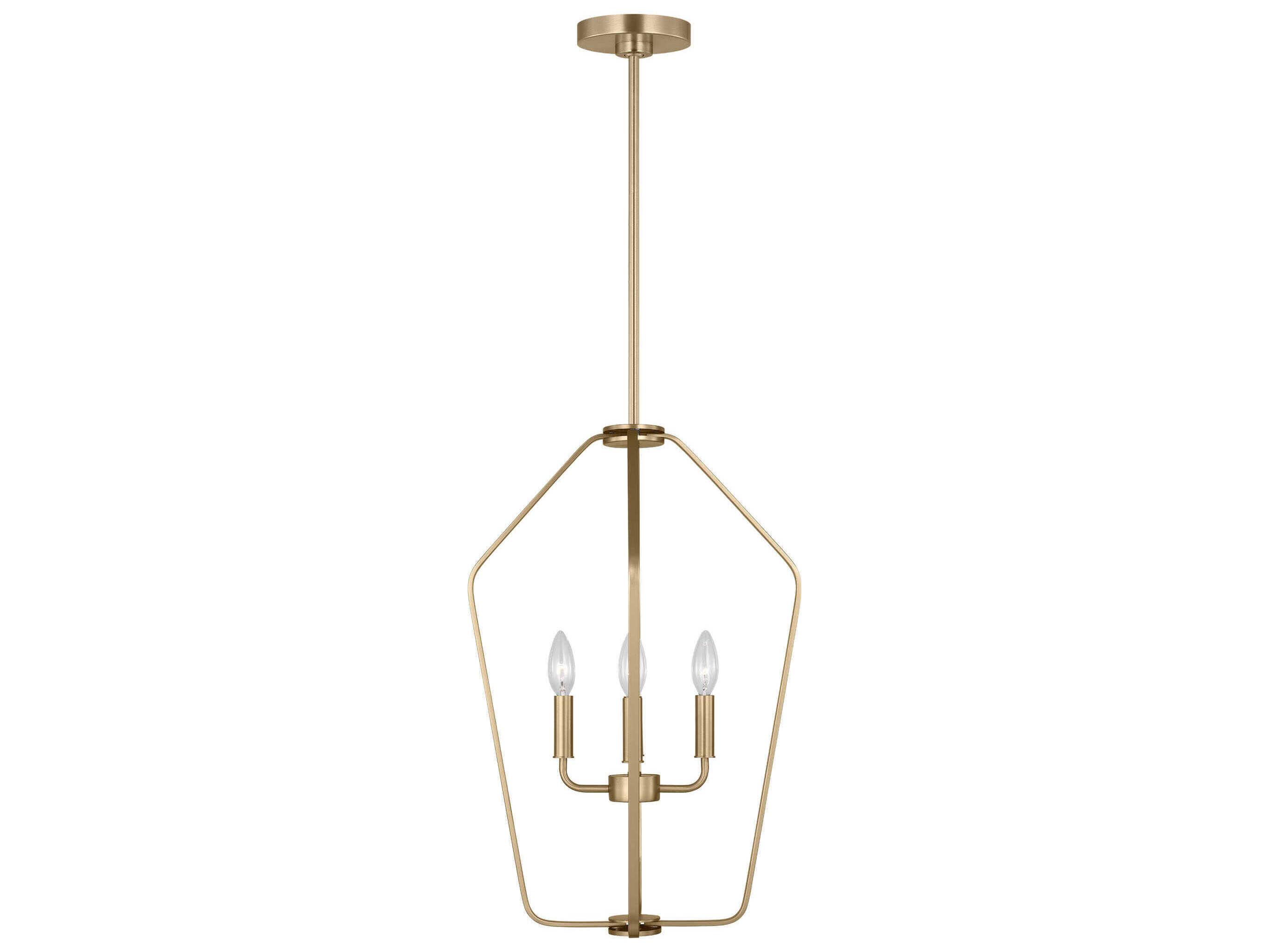 Generation Lighting Kennan 4-Light Satin Brass Chandelier