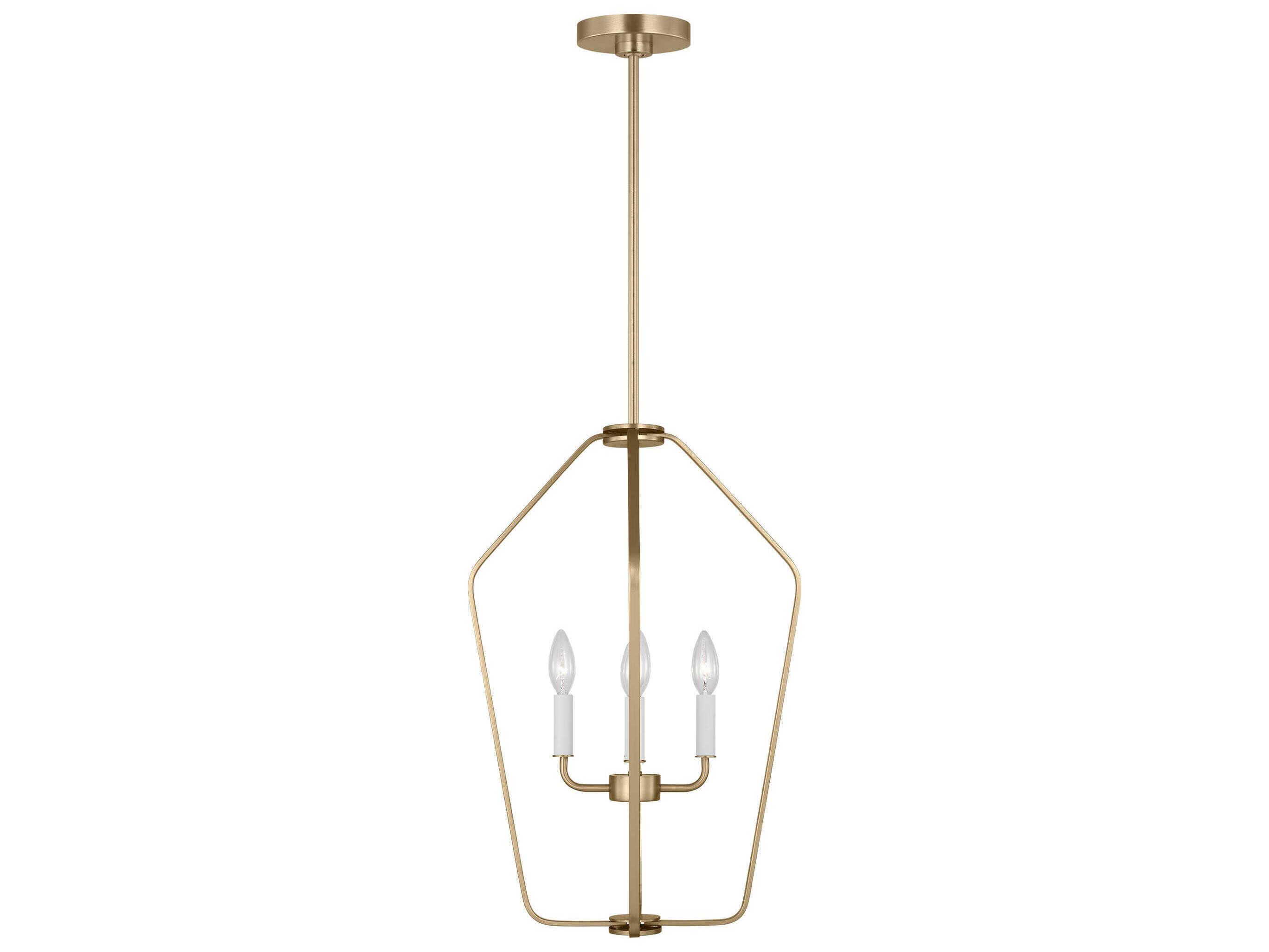 Generation Lighting Kennan 4-Light Satin Brass Chandelier
