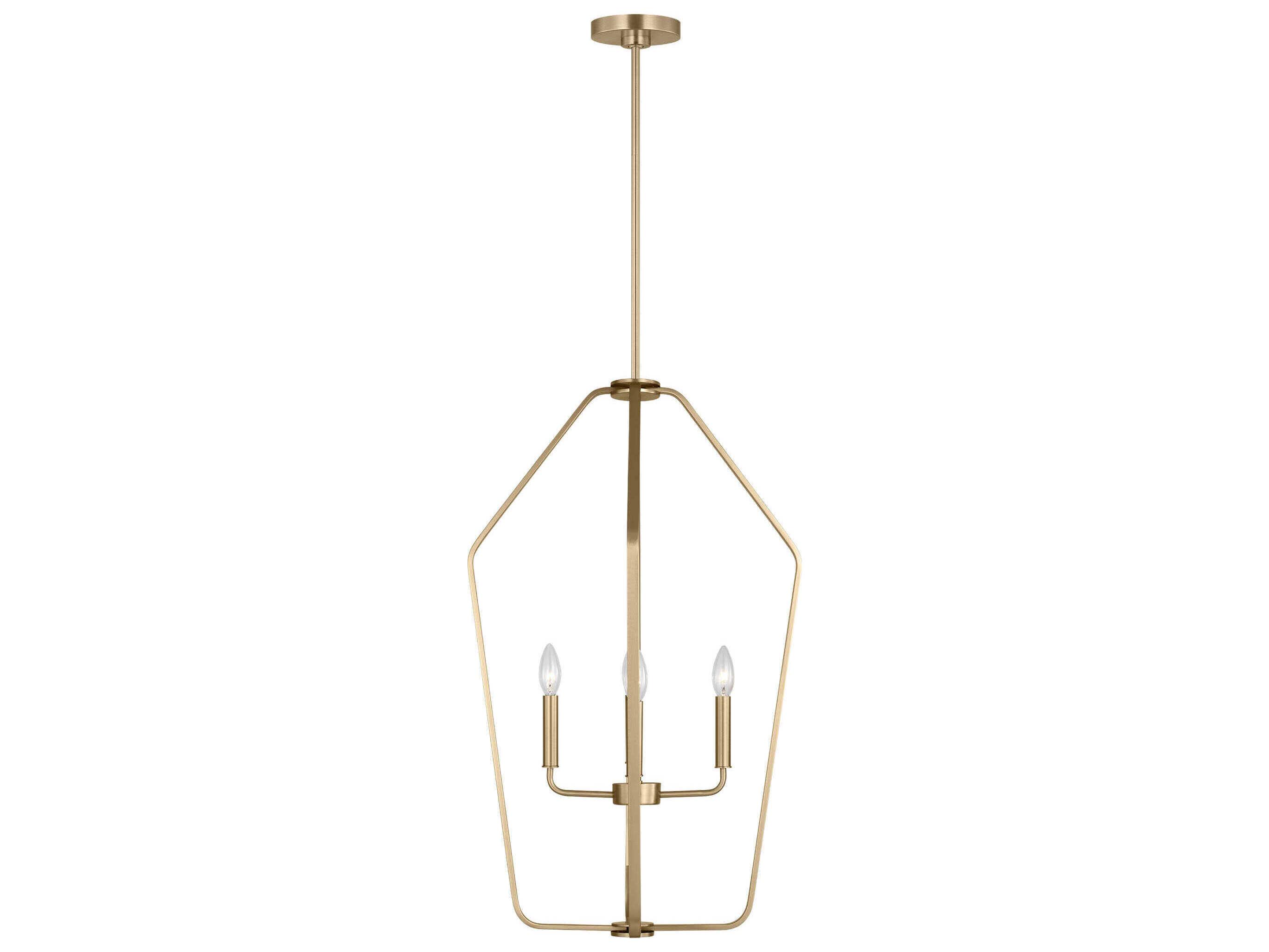 Generation Lighting Kennan 4-Light Satin Brass Chandelier